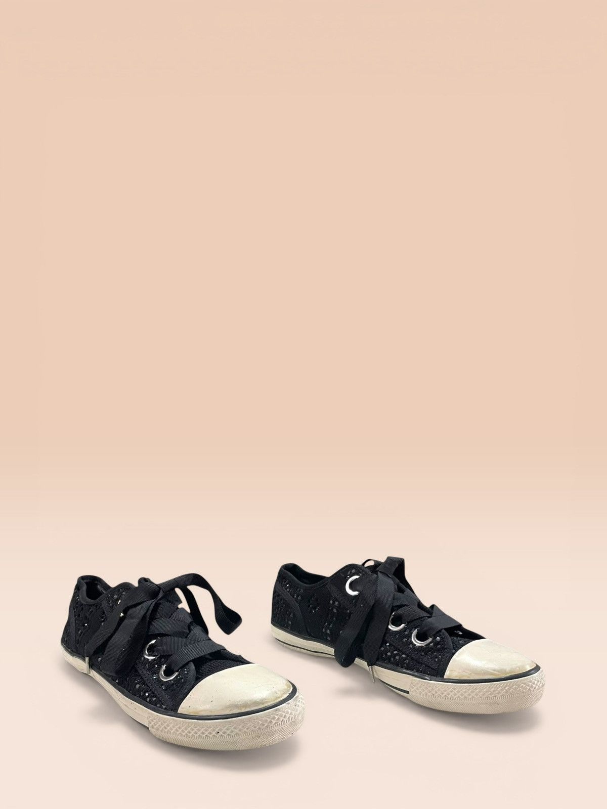ASH ASH Limited Vicky Woven Black Sequin Sneakers Size US 8.5 / EU 41-42 - 7 Thumbnail