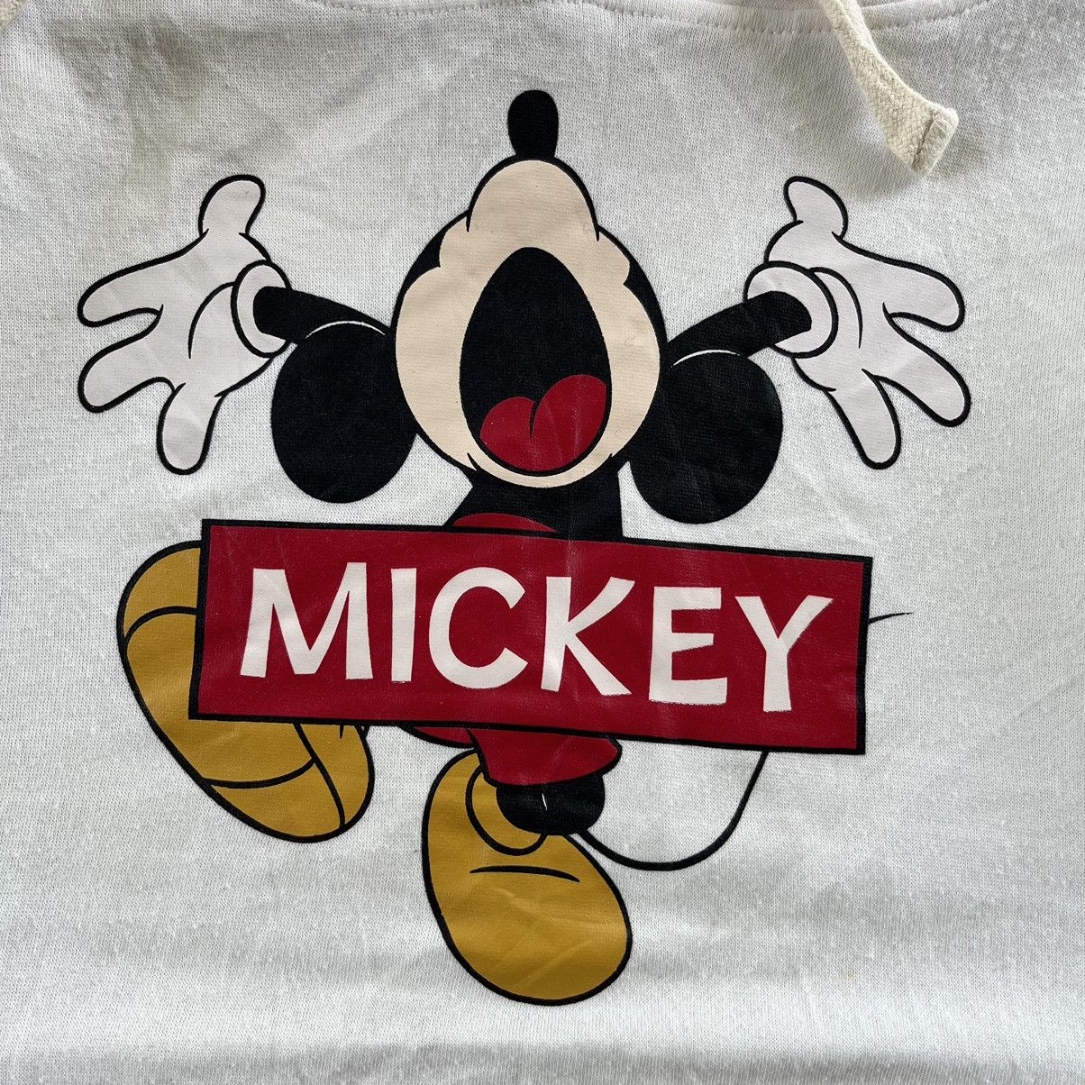 Disney × Japanese Brand × Mickey Mouse 🔥Disney Mickey Mouse Scream Big Logo Sweetshirts Size US L / EU 52-54 / 3 - 2 Thumbnail