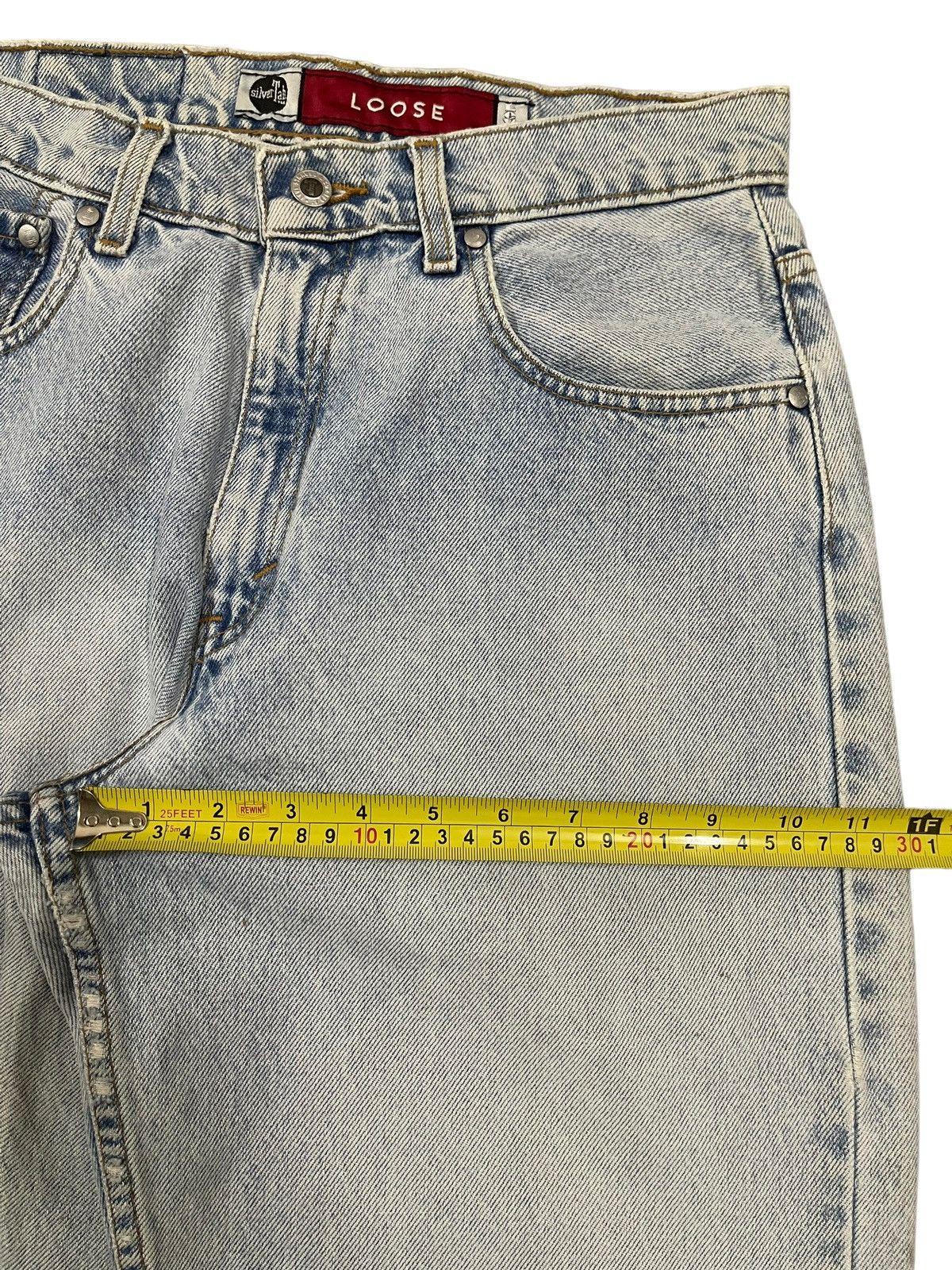 Levi's Vintage Levis Silver Tab Blue Wash Style Loose Jeans Size US 30 / EU 46 - 14 Thumbnail