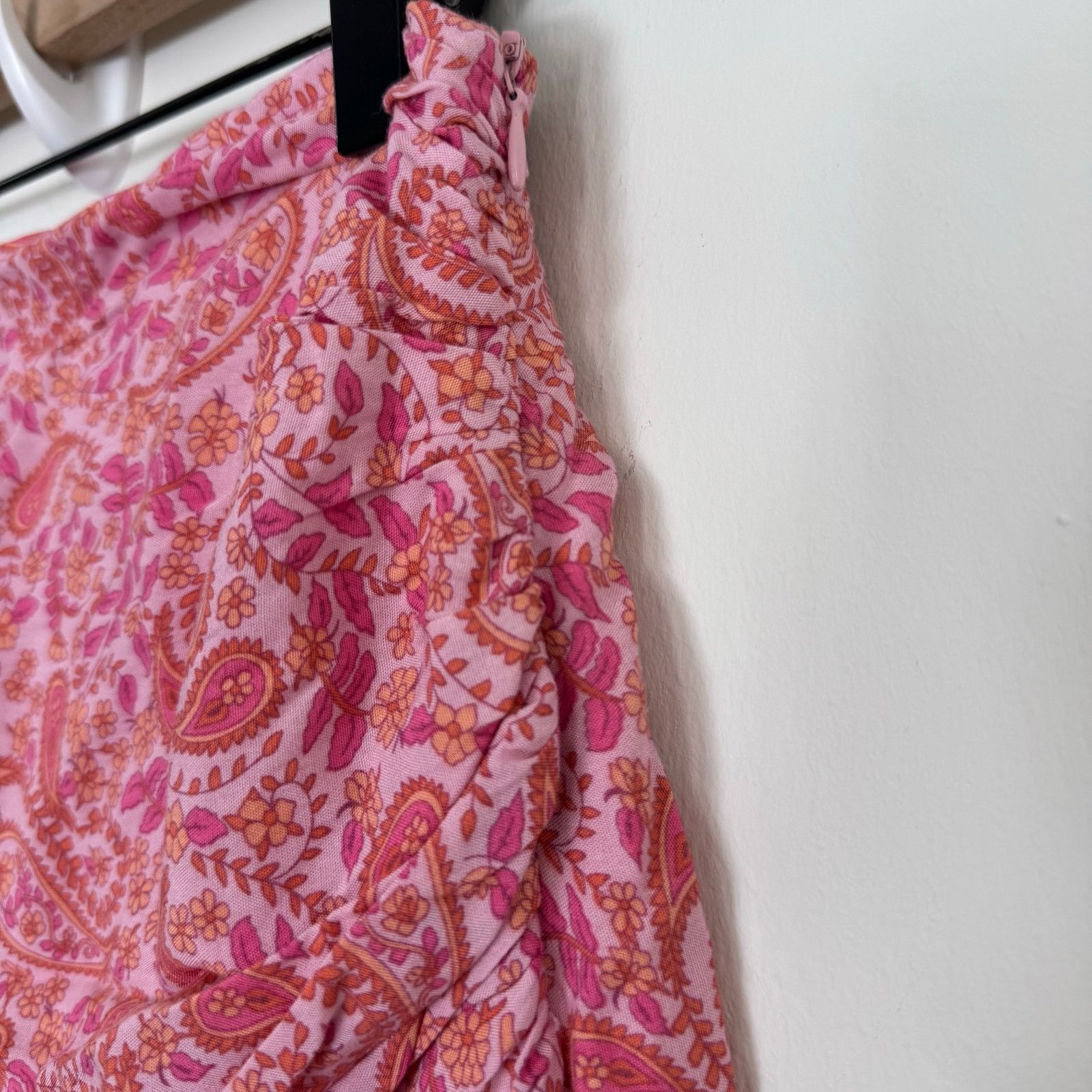 Other VICI Pink Paisley Mini Skirt Size Small Size 27" / US 4 / IT 40 - 4 Thumbnail