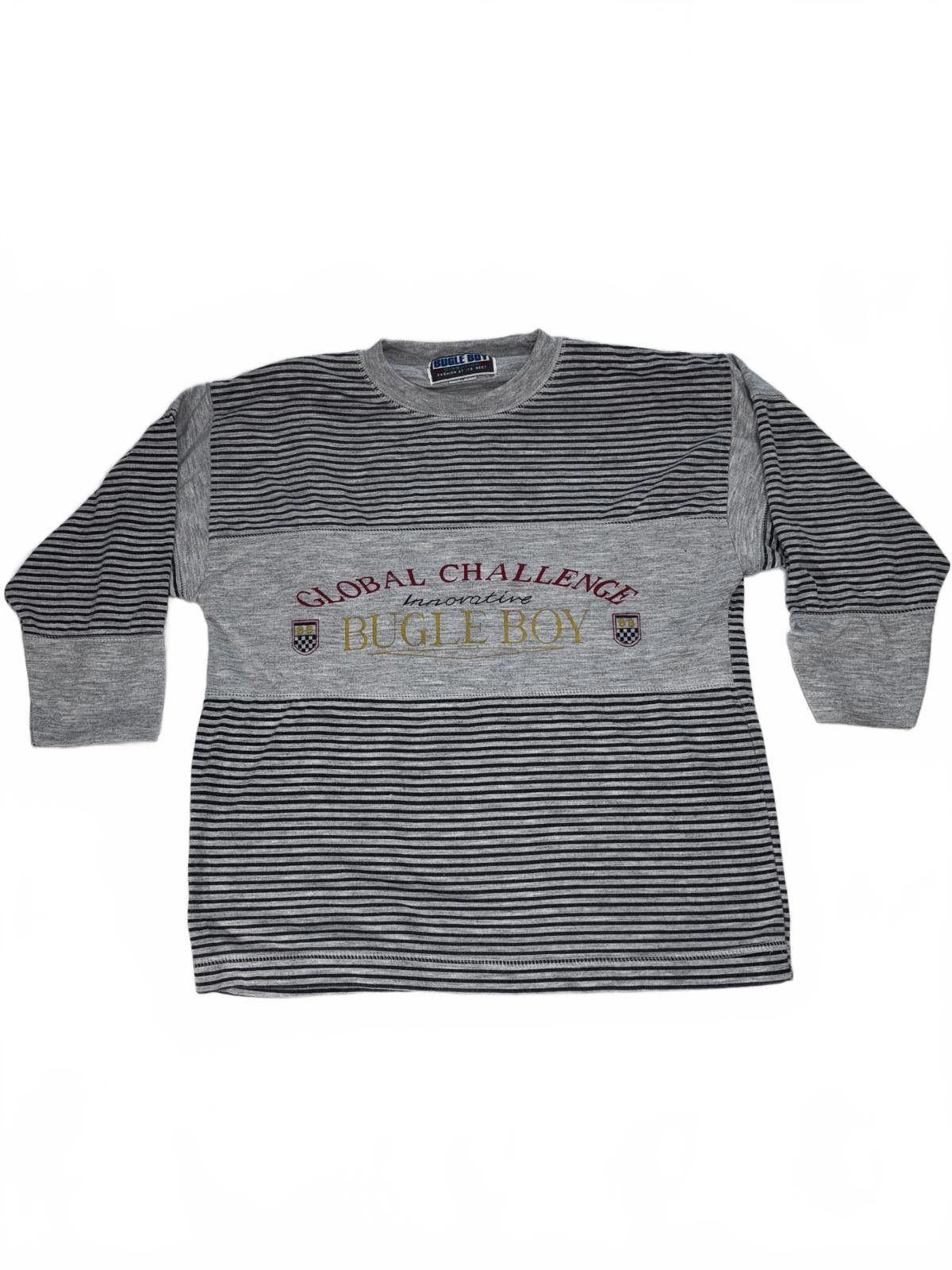 Bugle Boy Bugle Boy Women's Global Challenge Striped Long Sleeve Tee Size M / US 6-8 / IT 42-44 - 1 Thumbnail