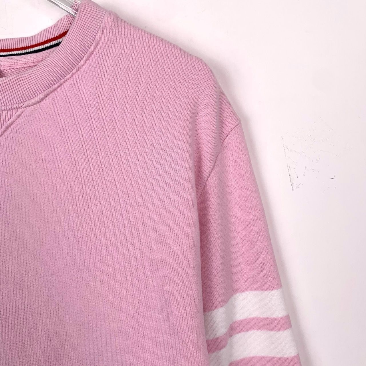 Thom Browne Thom Browne Womens Pink Cotton Pullover Sweatshirt With Four Size 36" / US 14 / IT 50 - 7 Thumbnail