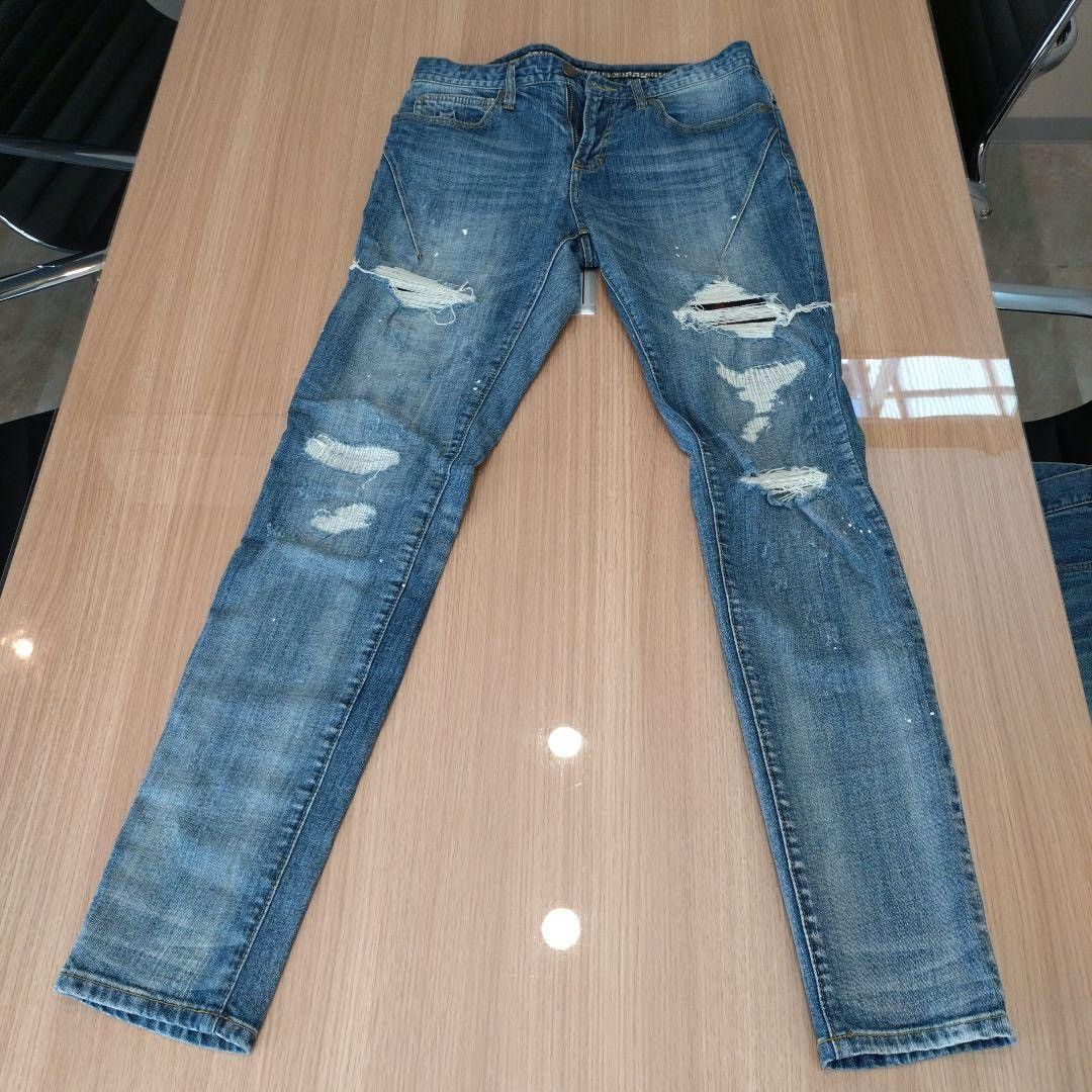 Number (N)ine Distressed Jeans Size US 30 / EU 46 - 1 Thumbnail