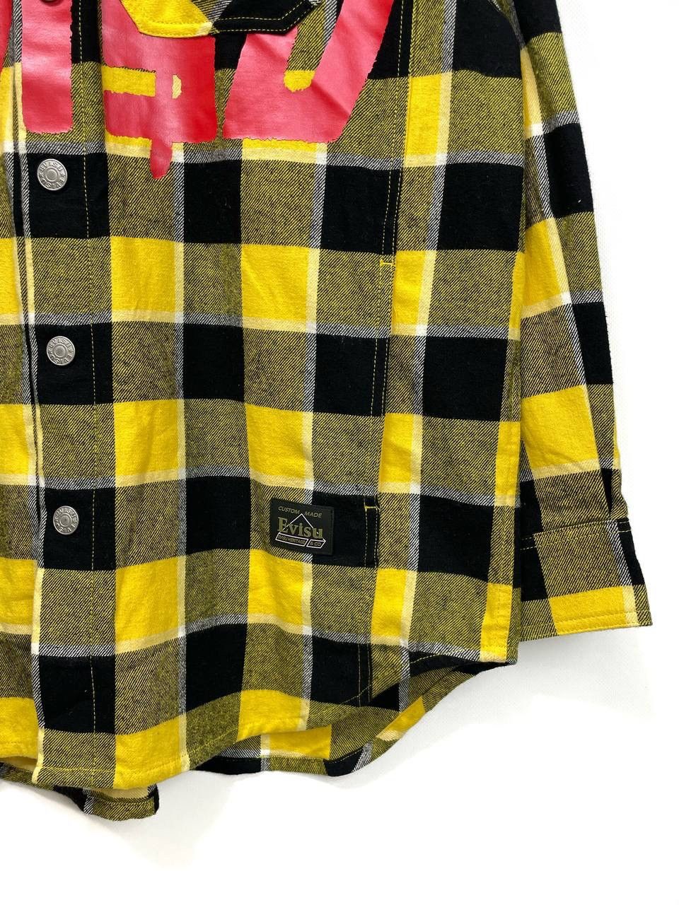 Evisu Evisu x Sfera Ebbasta Oversized Check Shirt – Size M Size US M / EU 48-50 / 2 - 10 Thumbnail