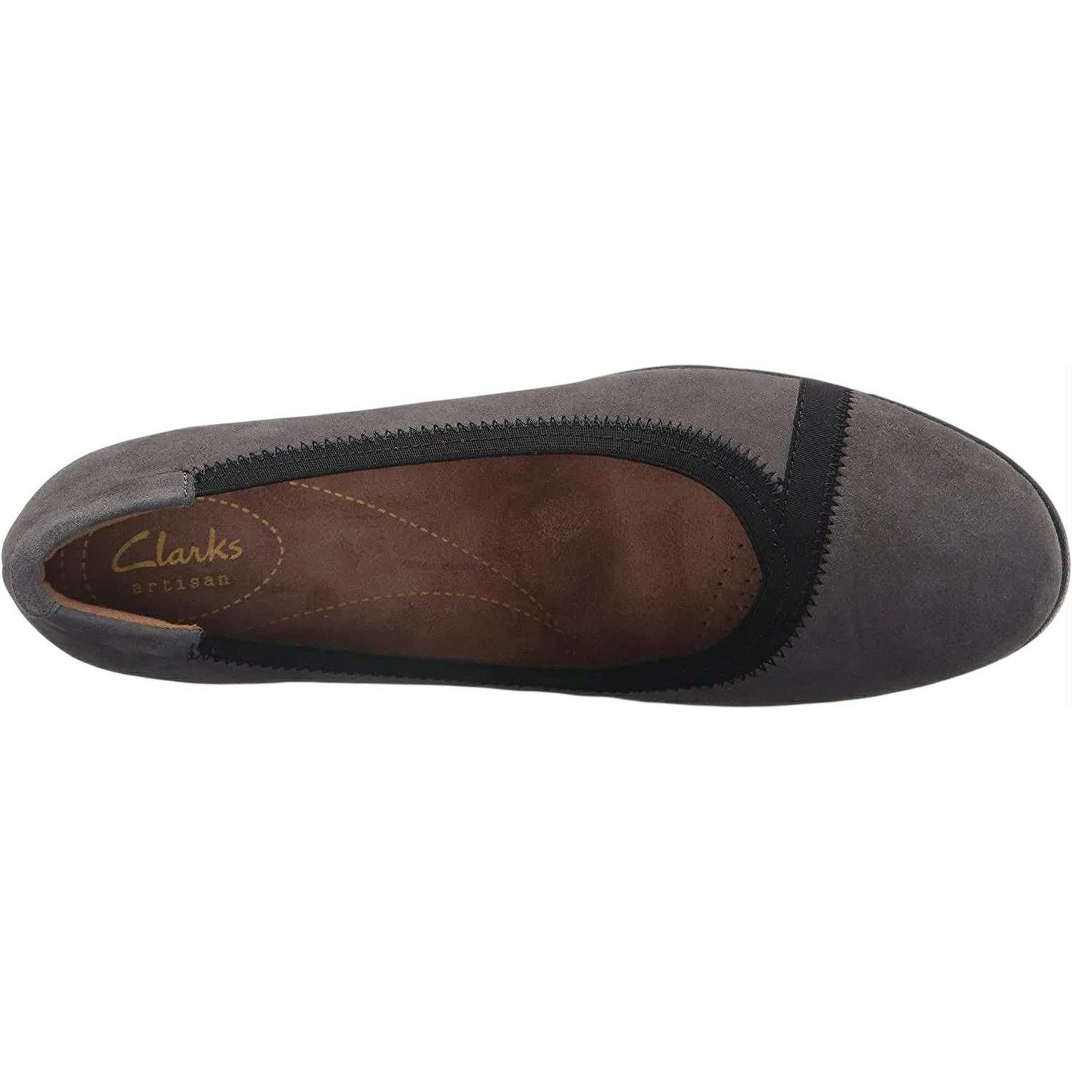 Clarks NEW Clarks Artisan Daelyn Hill Gray Slip on Wedge Shoe Sz 8 Size US 8 / IT 38 - 3 Thumbnail