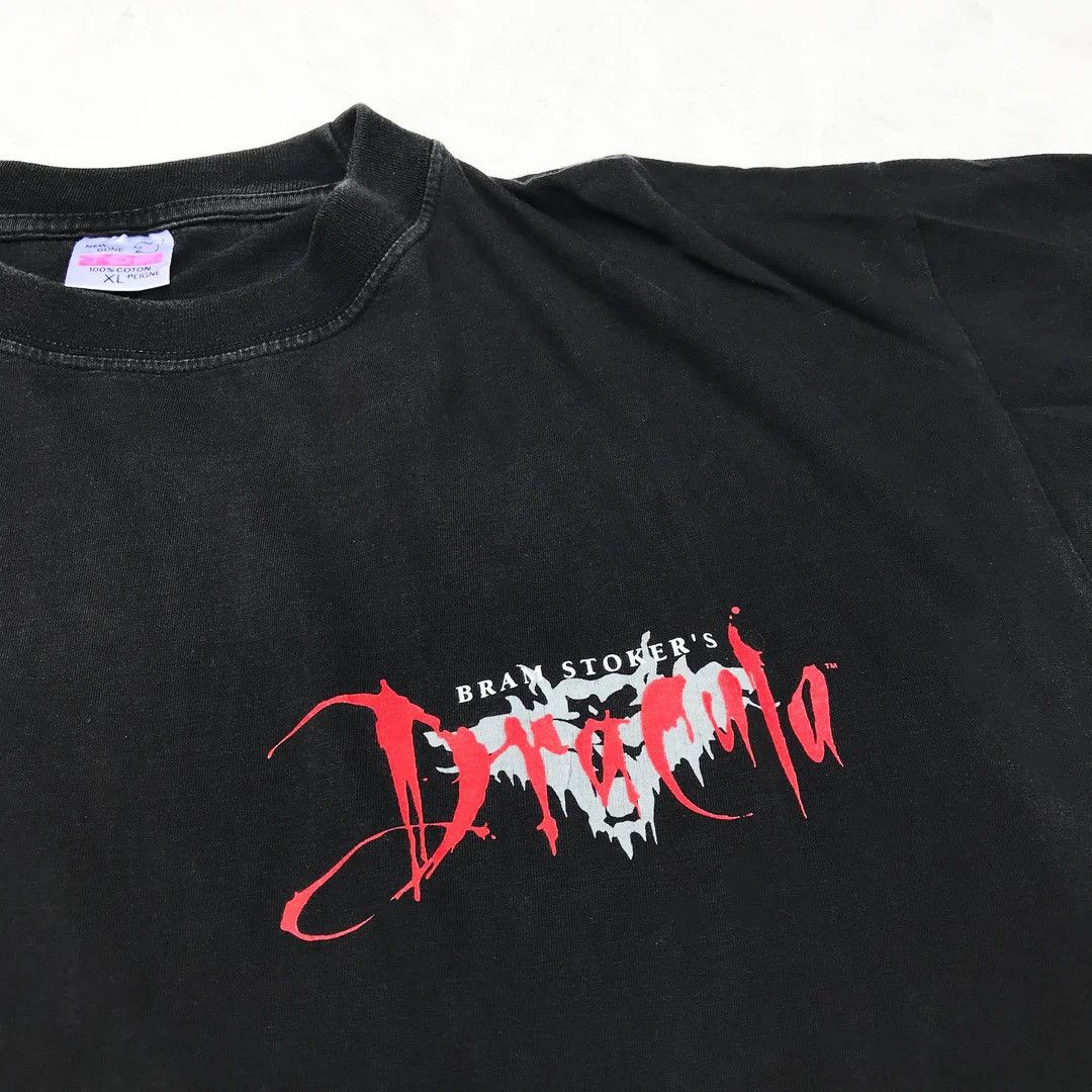 Vintage Dracula 1992 90s Vintage Coppola Movie Promo Rare T-Shirt Size US XL / EU 56 / 4 - 3 Thumbnail