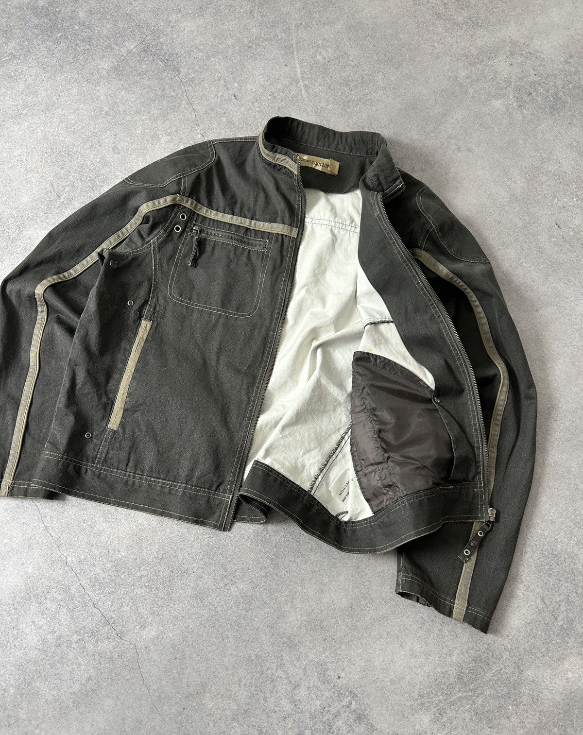 Japanese Brand Vintage D2 biker jacket mens y2k size L Size US L / EU 52-54 / 3 - 3 Thumbnail
