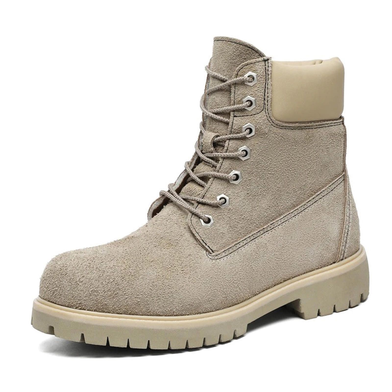 Other Taupe Suede Utility Boots Size US 8 / EU 41 - 7 Thumbnail