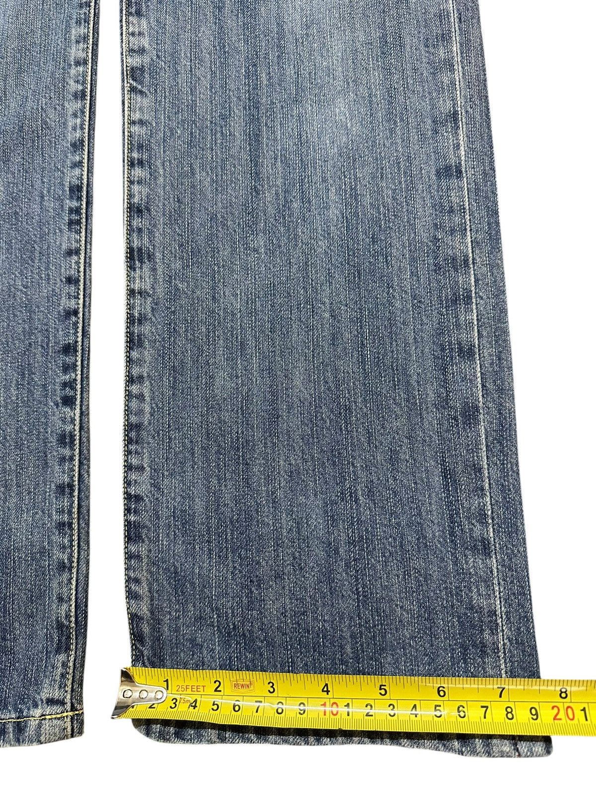 Polo Ralph Lauren Vintage RL Ralph Lauren Blue Faded Wash Distress Jeans Size US 30 / EU 46 - 18 Thumbnail