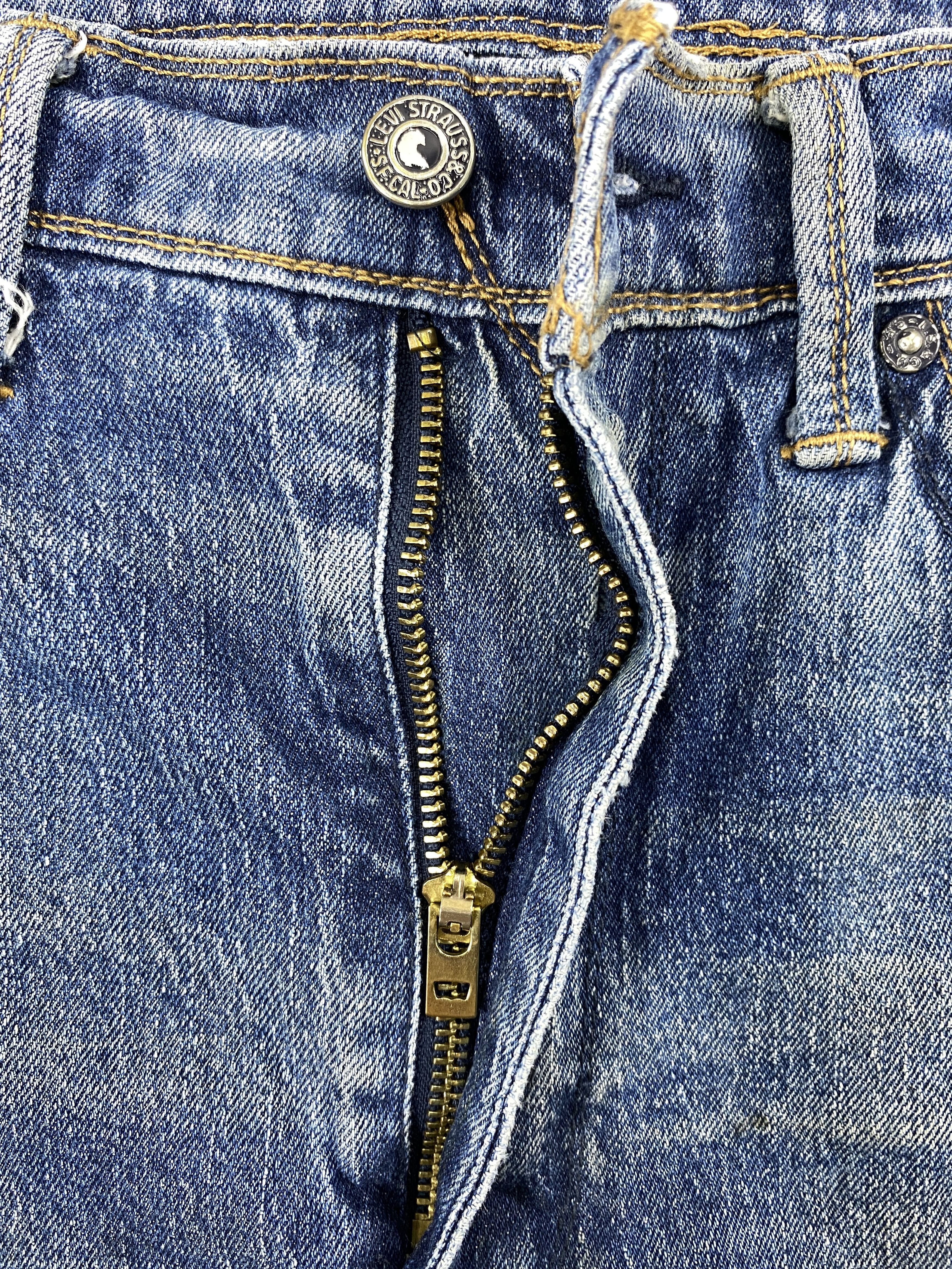 Levi's Vintage Clothing Faded Blue Levi's 522 Jeans 32x27.5 Denim -JN1402 Size US 32 / EU 48 - 7 Thumbnail