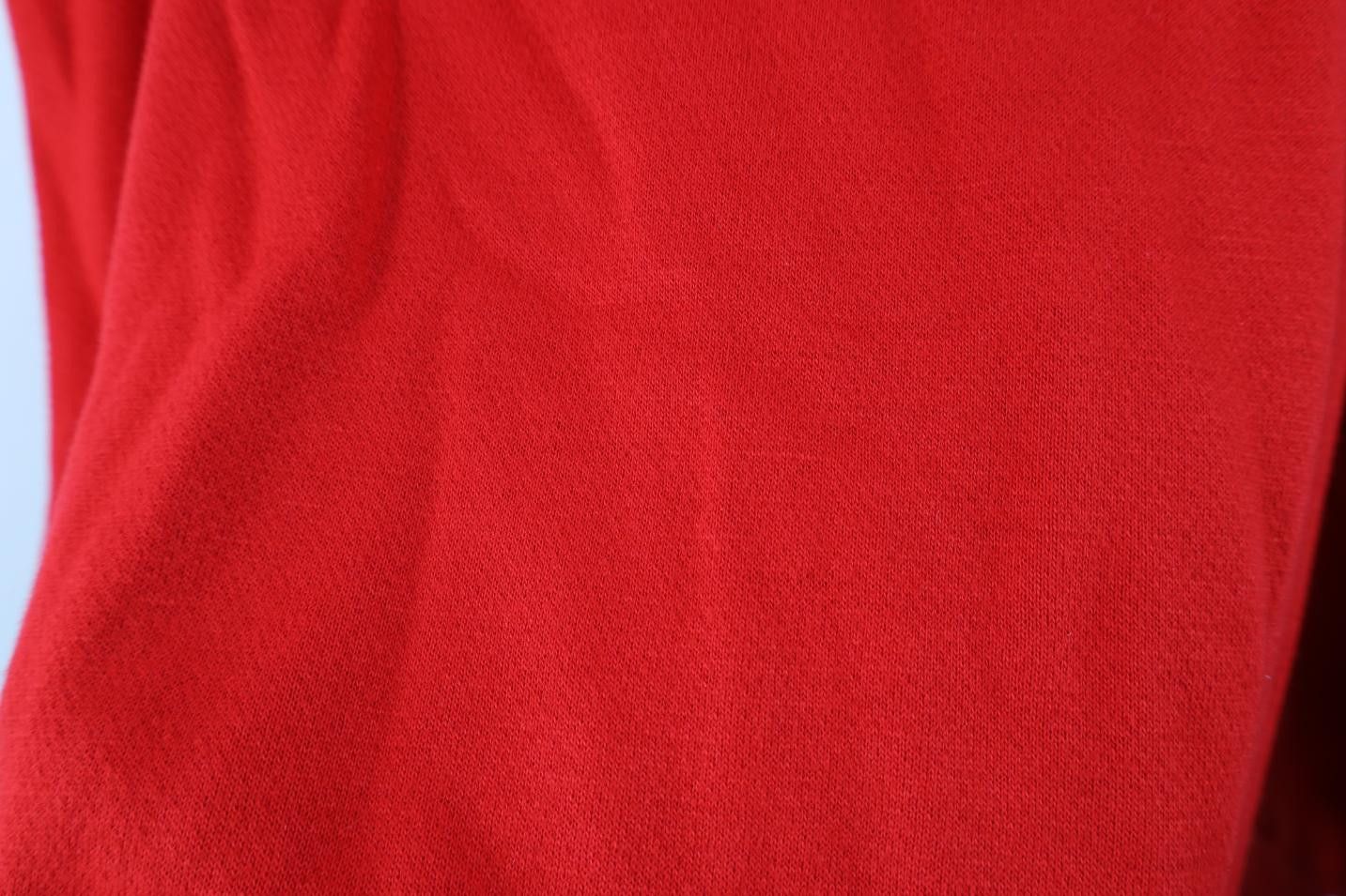 Vintage Vintage 80s 90s Streetwear Faded Henley Sweatshirt Red USA Size US S / EU 44-46 / 1 - 7 Thumbnail