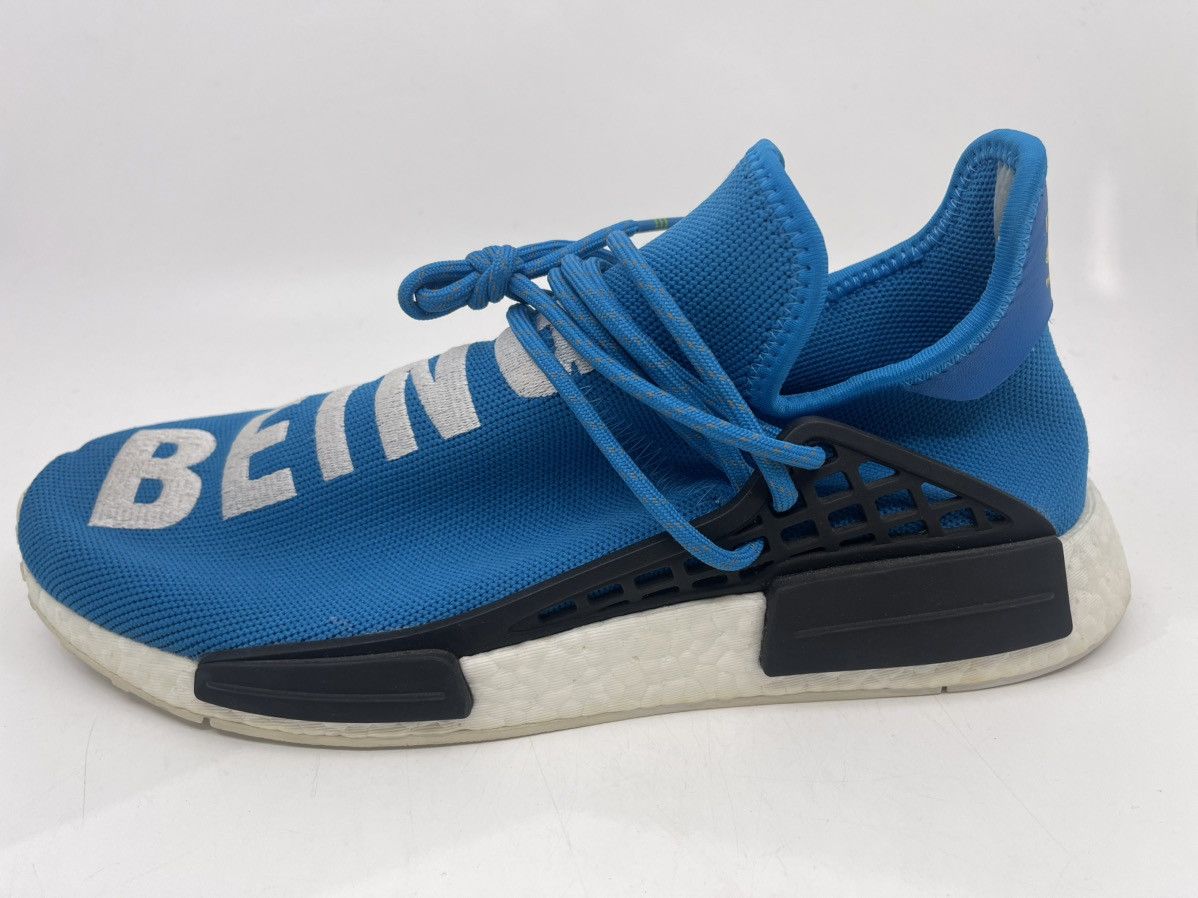 Adidas × Pharrell Adidas X Pharrell Williams Human Race NMD "Blue" sneakers Size US 10.5 / EU 43-44 - 6 Thumbnail