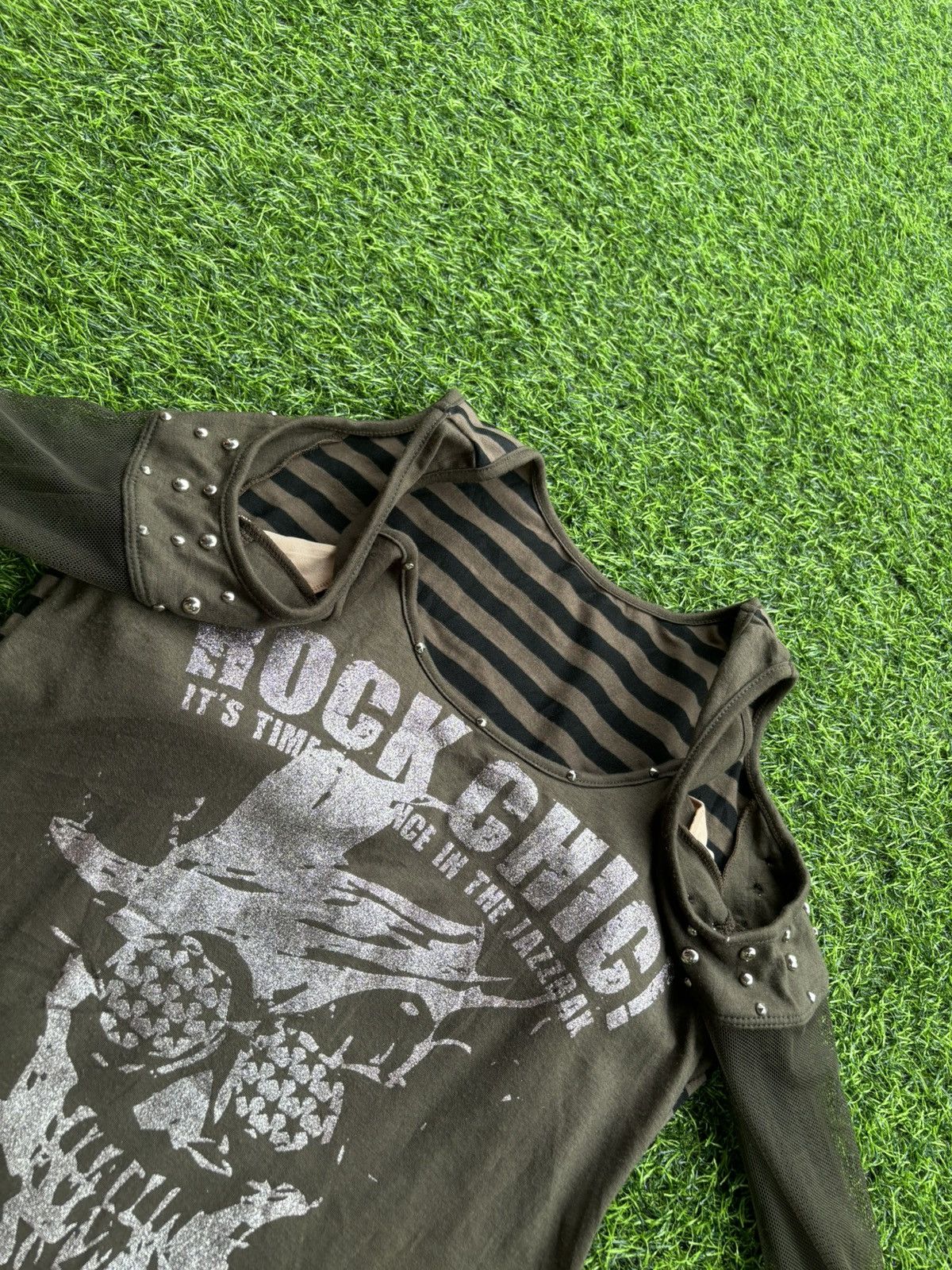 Hysteric Glamour Y2k Rock chic Skull Women's Longsleeve Size M / US 6-8 / IT 42-44 - 4 Thumbnail