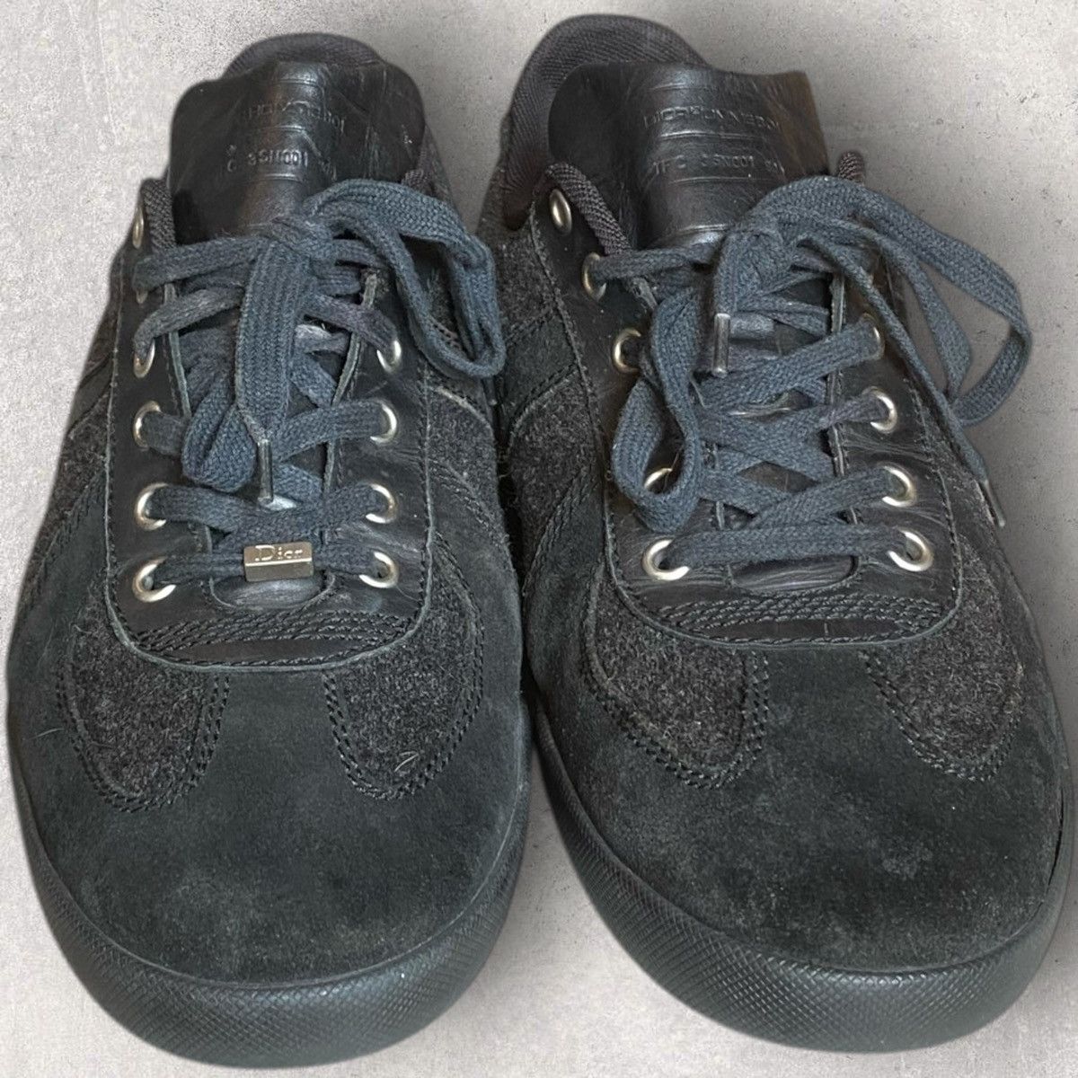 Dior Fall10 B01 Wool Flannel And Leather Sneakers Size US 8 / EU 41 - 3 Thumbnail