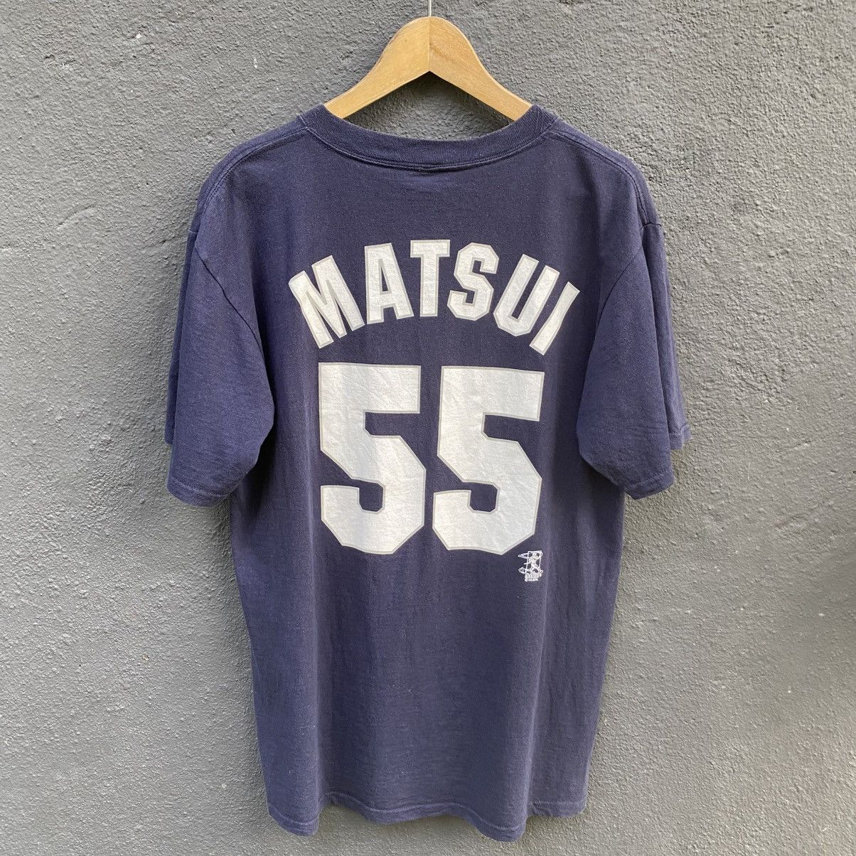 MLB Thrashed Faded Vintage MLB MATSUI Tee Size US M / EU 48-50 / 2 - 1 Thumbnail