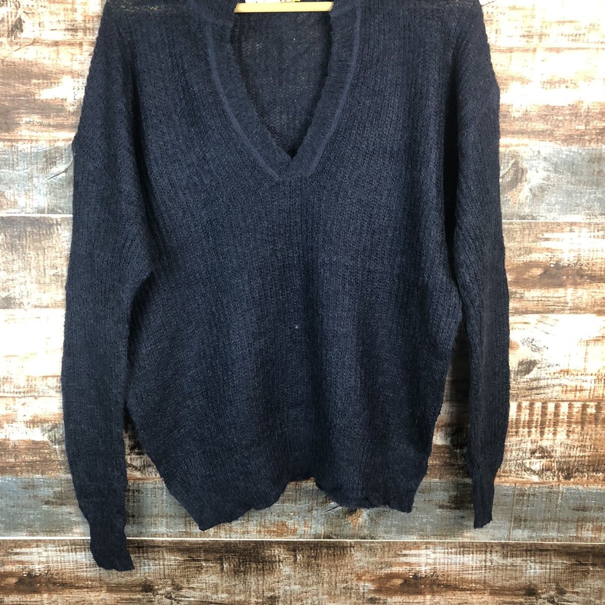 Vintage L.O.G.G. Darkblue streetwear Knitwear #A1863 Size US M / EU 48-50 / 2 - 3 Thumbnail