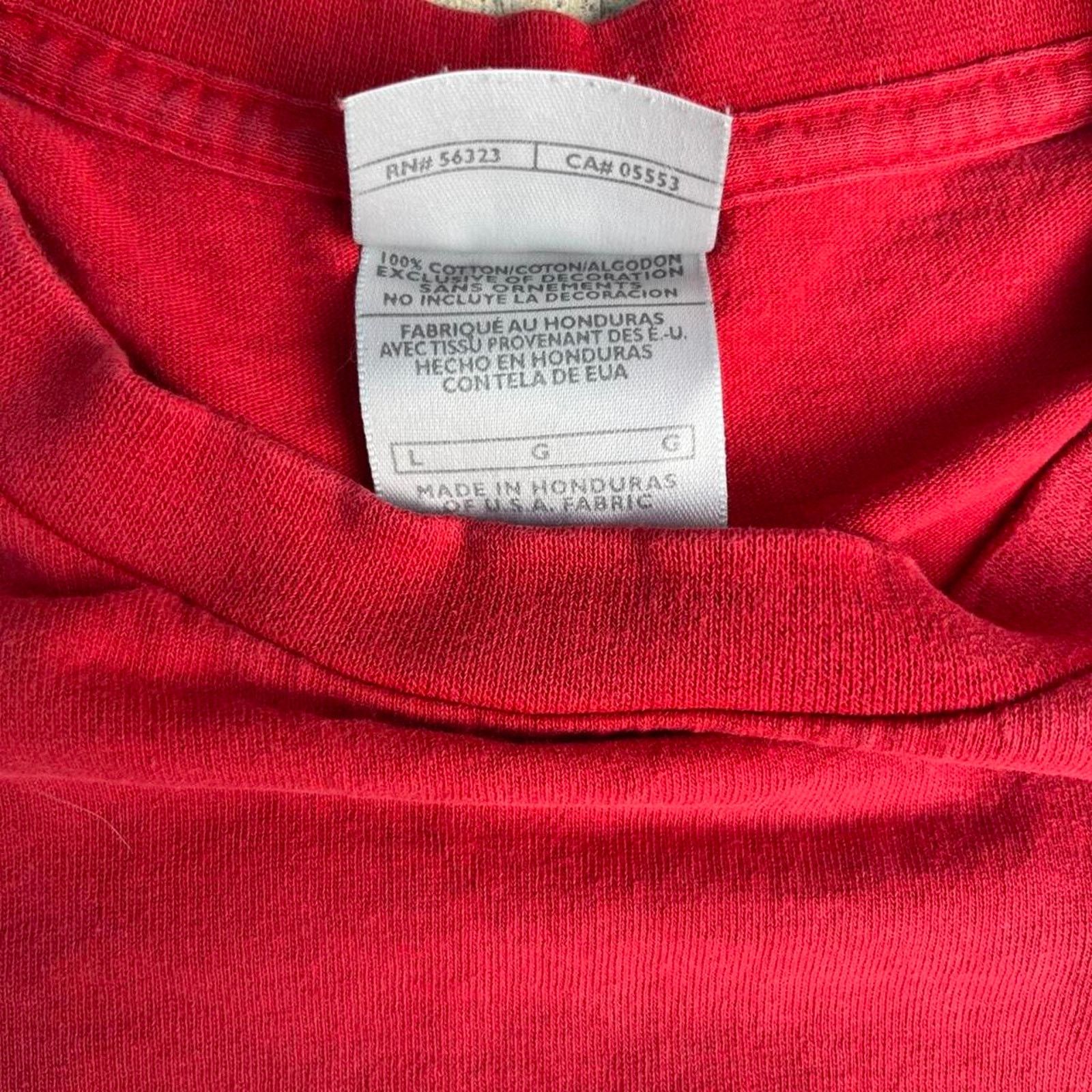 Nike Y2K Nike Cropped JUST DO IT Baggy Red T-Shirt Size M / US 6-8 / IT 42-44 - 4 Thumbnail