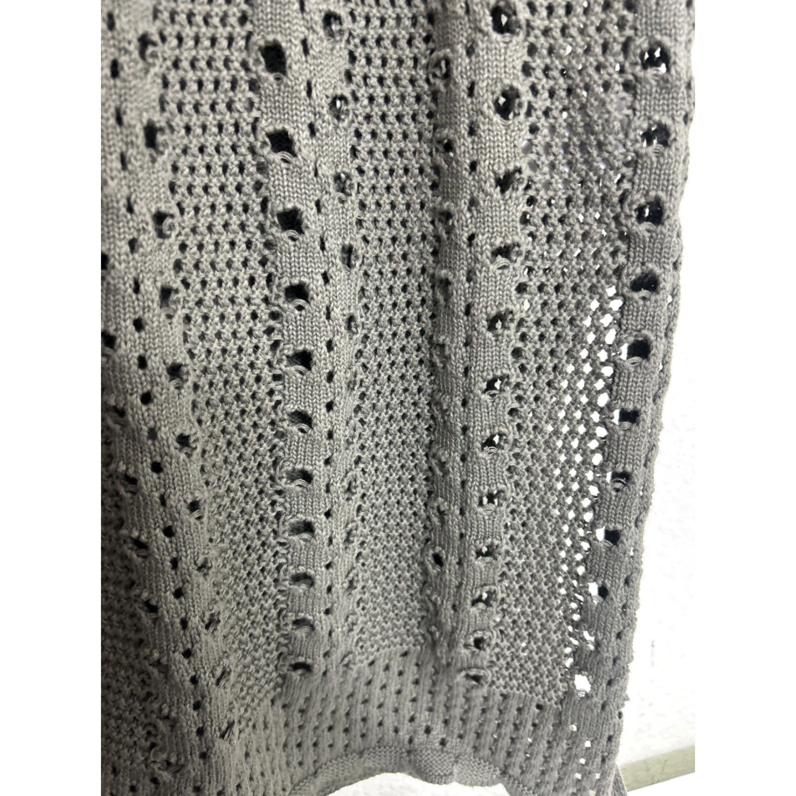 Vintage Aerie Dress Knit Olive Green Cotton Spaghetti Strap Long Womens M Size M / US 6-8 / IT 42-44 - 7 Thumbnail