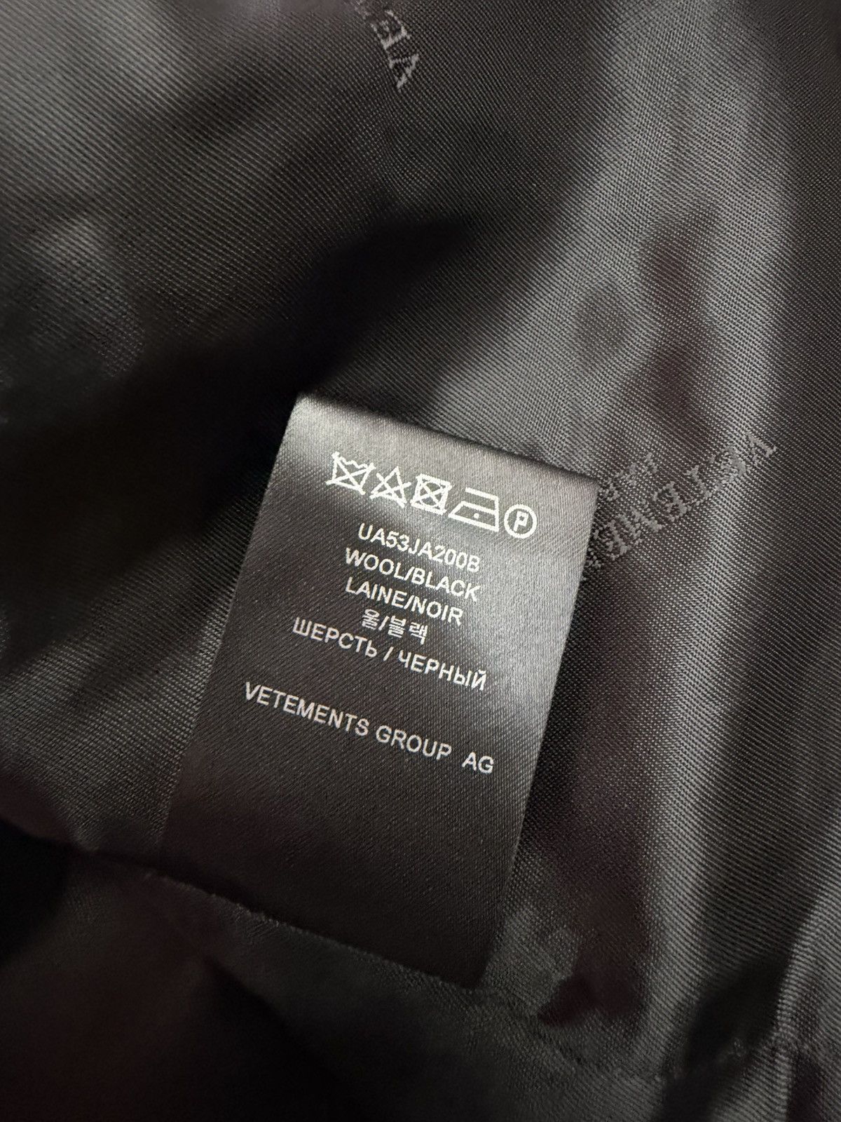 Vetements VETEMENTS BLACK BLAZER Size 40L - 7 Thumbnail