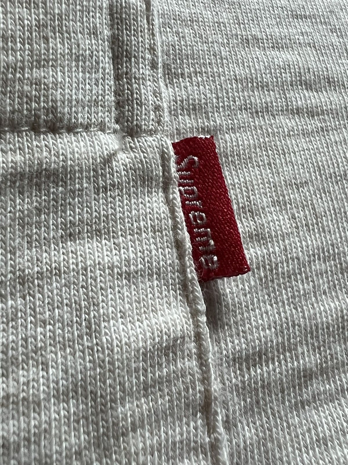 Supreme Supreme S/S Pocket Tee Heather Pale Yellow Size US M / EU 48-50 / 2 - 3 Thumbnail