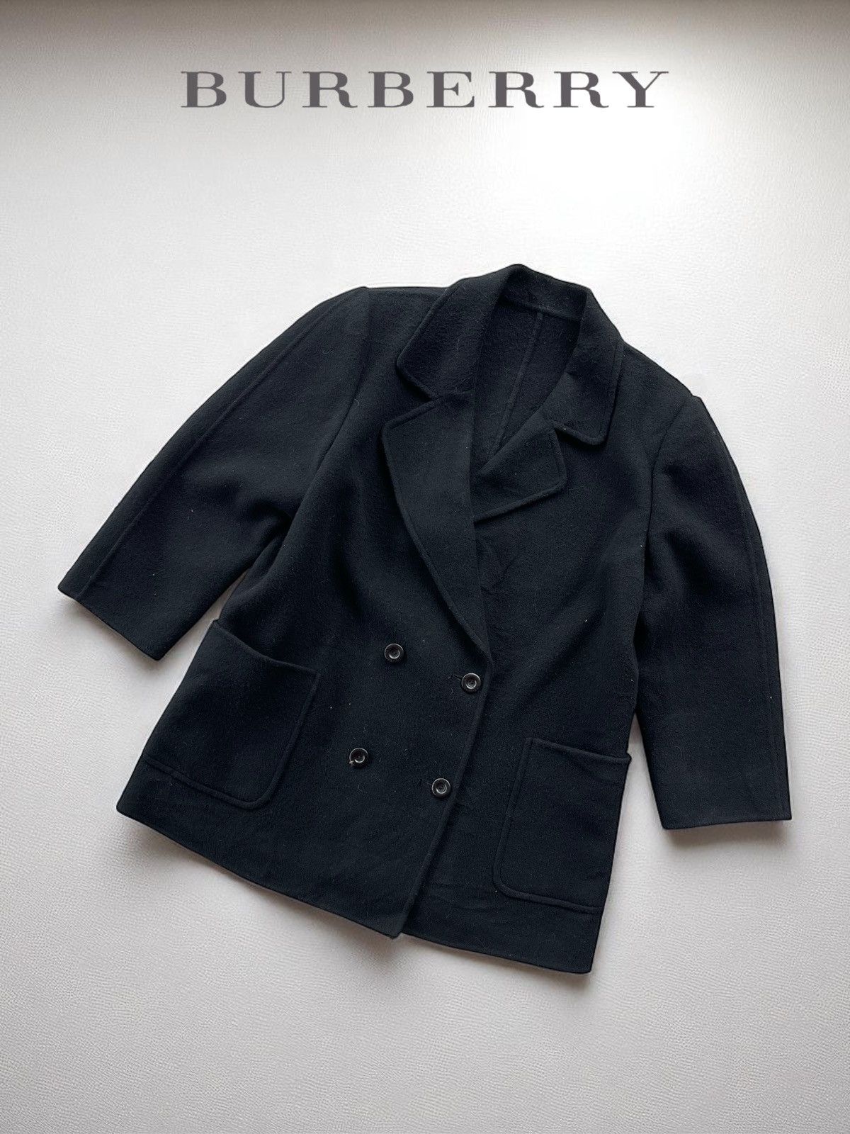 Burberry × Vintage 🔥Vintage Burberrys Women's Wool Double-breasted Coat/Jacket Size M / US 6-8 / IT 42-44 - 1 Thumbnail