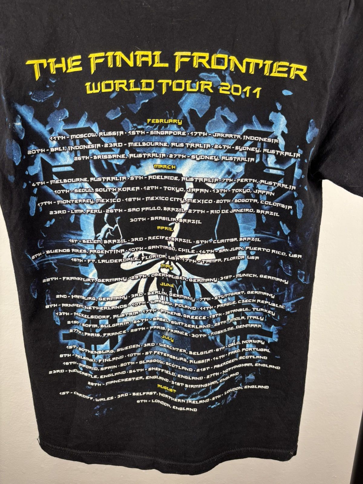Band Tees Iron Maiden World Tour 2011 big logo t shirt size S Size US S / EU 44-46 / 1 - 5 Thumbnail