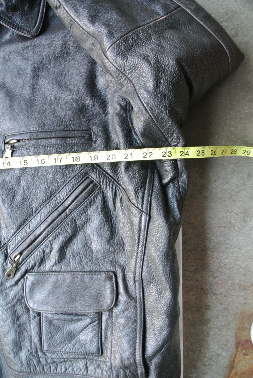 Other Vintage black leather jacket Size US XL / EU 56 / 4 - 6 Thumbnail