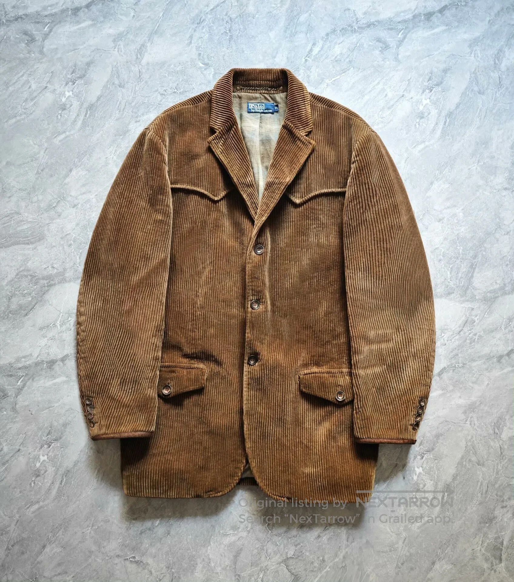 Polo Ralph Lauren thick corduroy blazer by polo ralph lauren. Size US XL / EU 56 / 4 - 1 Thumbnail