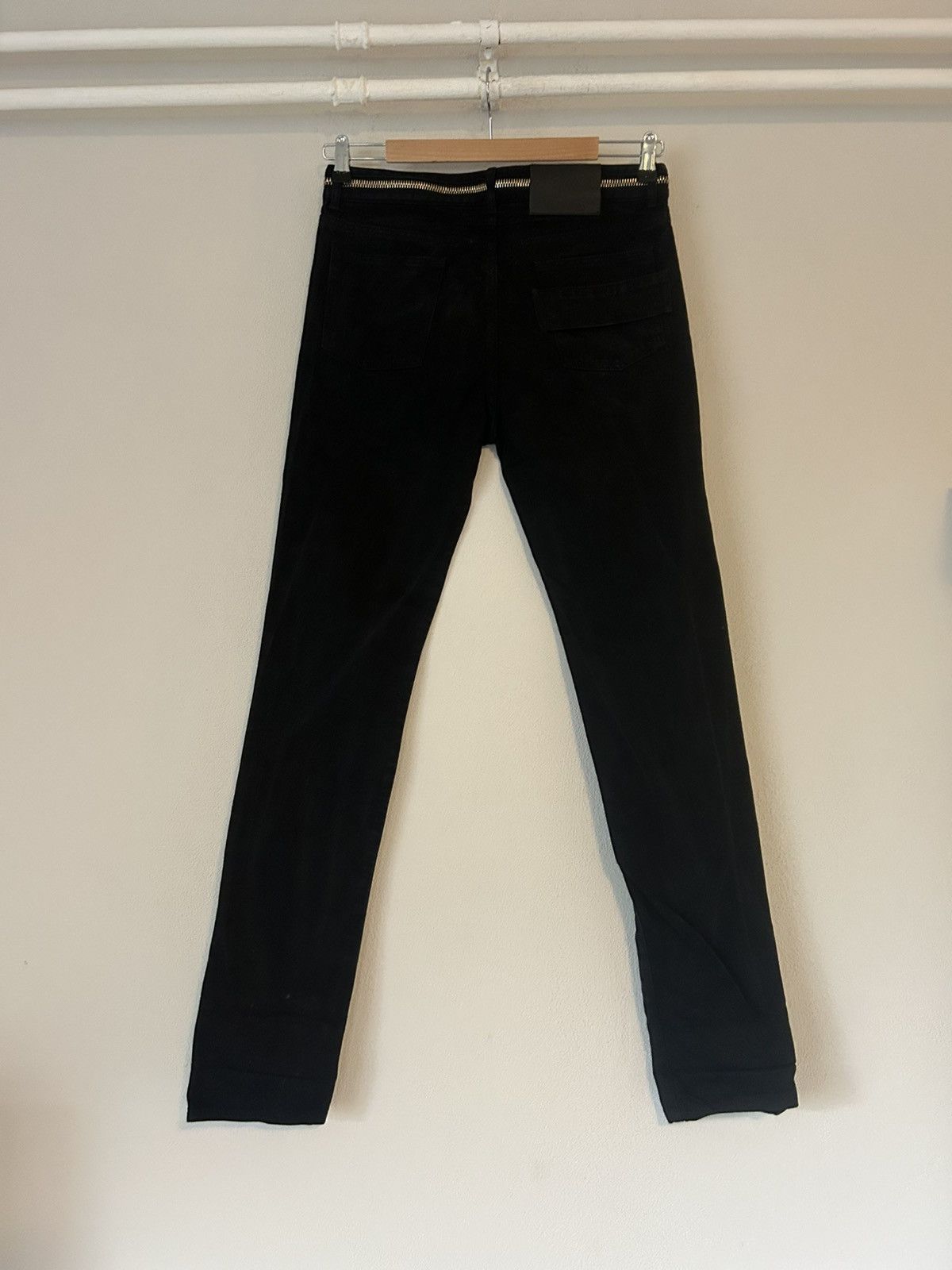 Givenchy Black Jeans with Zipper Detail Size US 30 / EU 46 - 7 Thumbnail