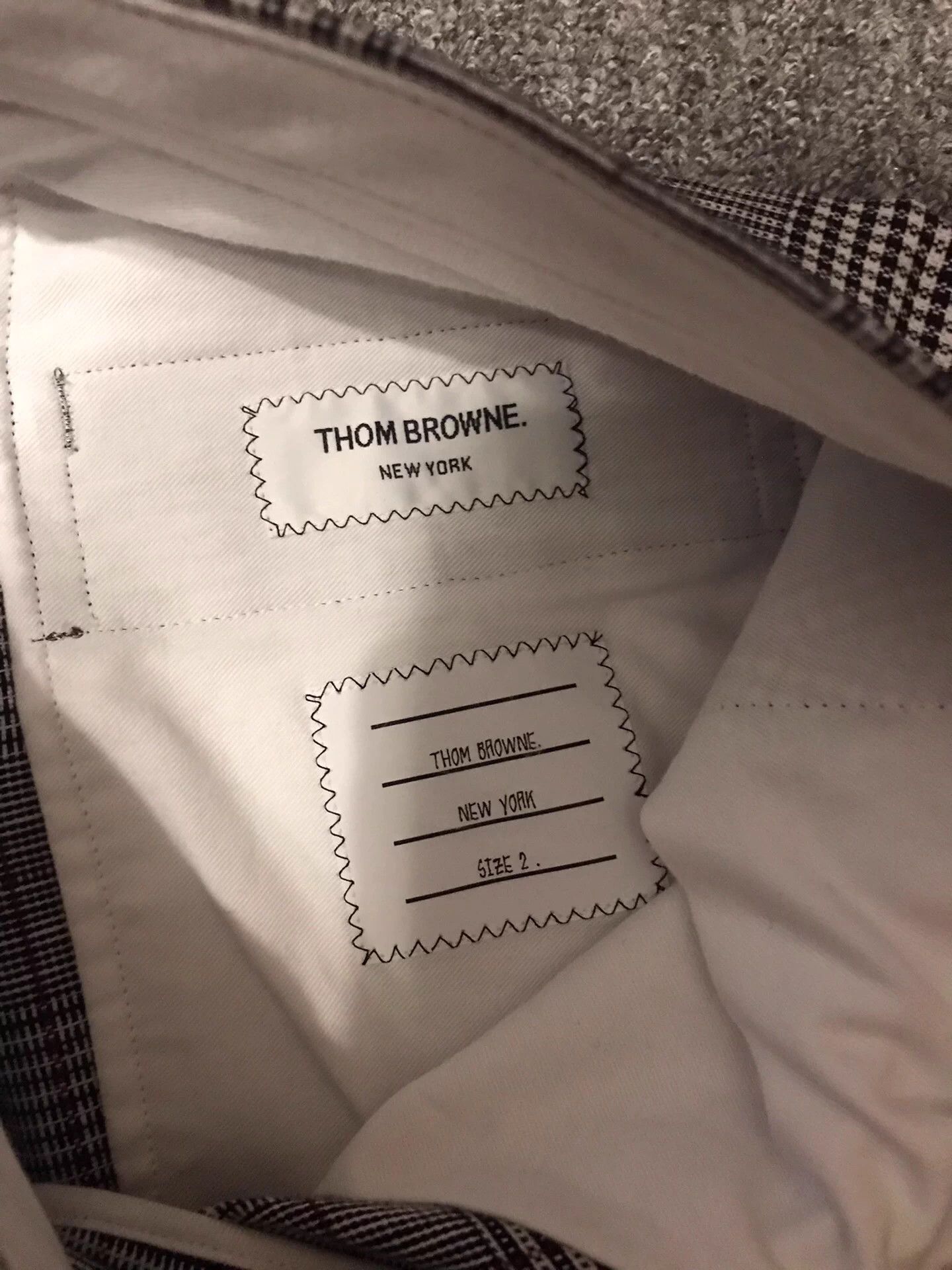 Thom Browne TB New Linen Short 2 Gray Plaid 4-Bar Size US 30 / EU 46 - 3 Thumbnail