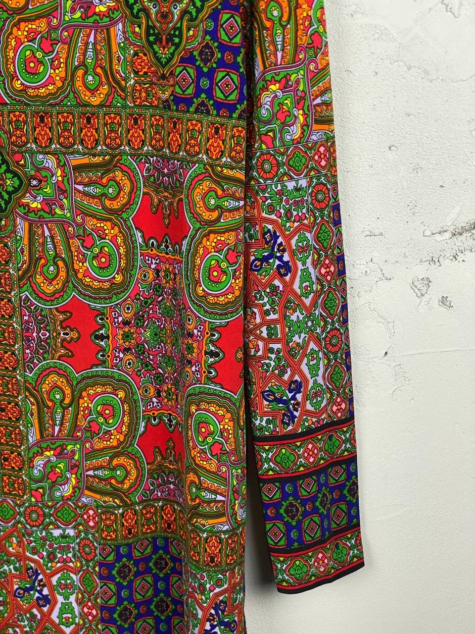 Etro Abstract Etro Rare Colorfull Italian Designer Midi Dress Size M / US 6-8 / IT 42-44 - 5 Thumbnail
