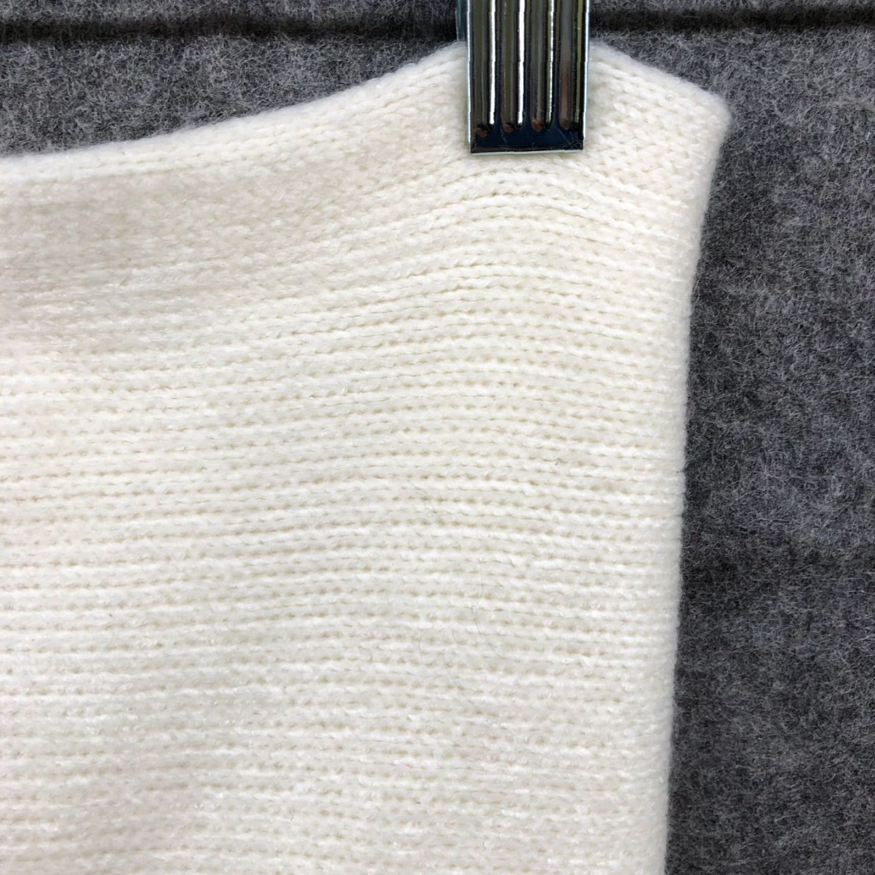 Old Navy VINTAGE Old Navy Knit Infinity Scarf Ivory Women's Ribbed Fall Winter Holiday Size ONE SIZE - 3 Thumbnail