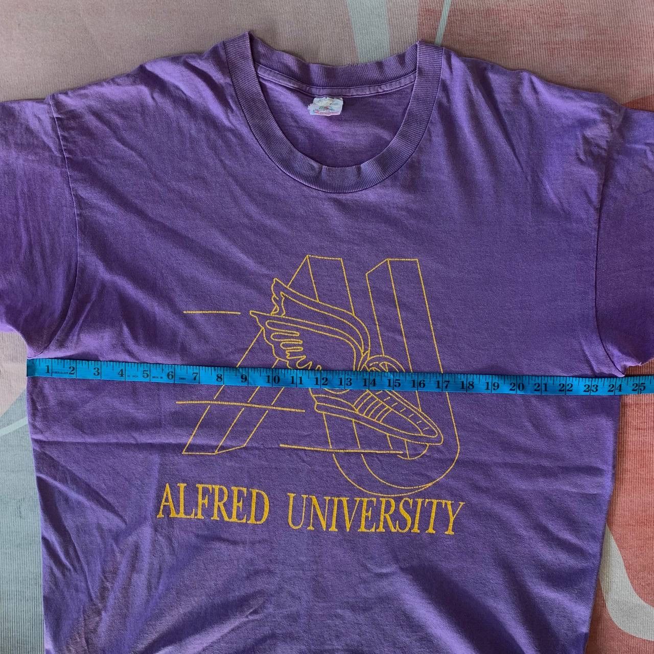 Vintage Rare Distressed Vintage Alfred University Quotes Tees Size US XL / EU 56 / 4 - 14 Thumbnail