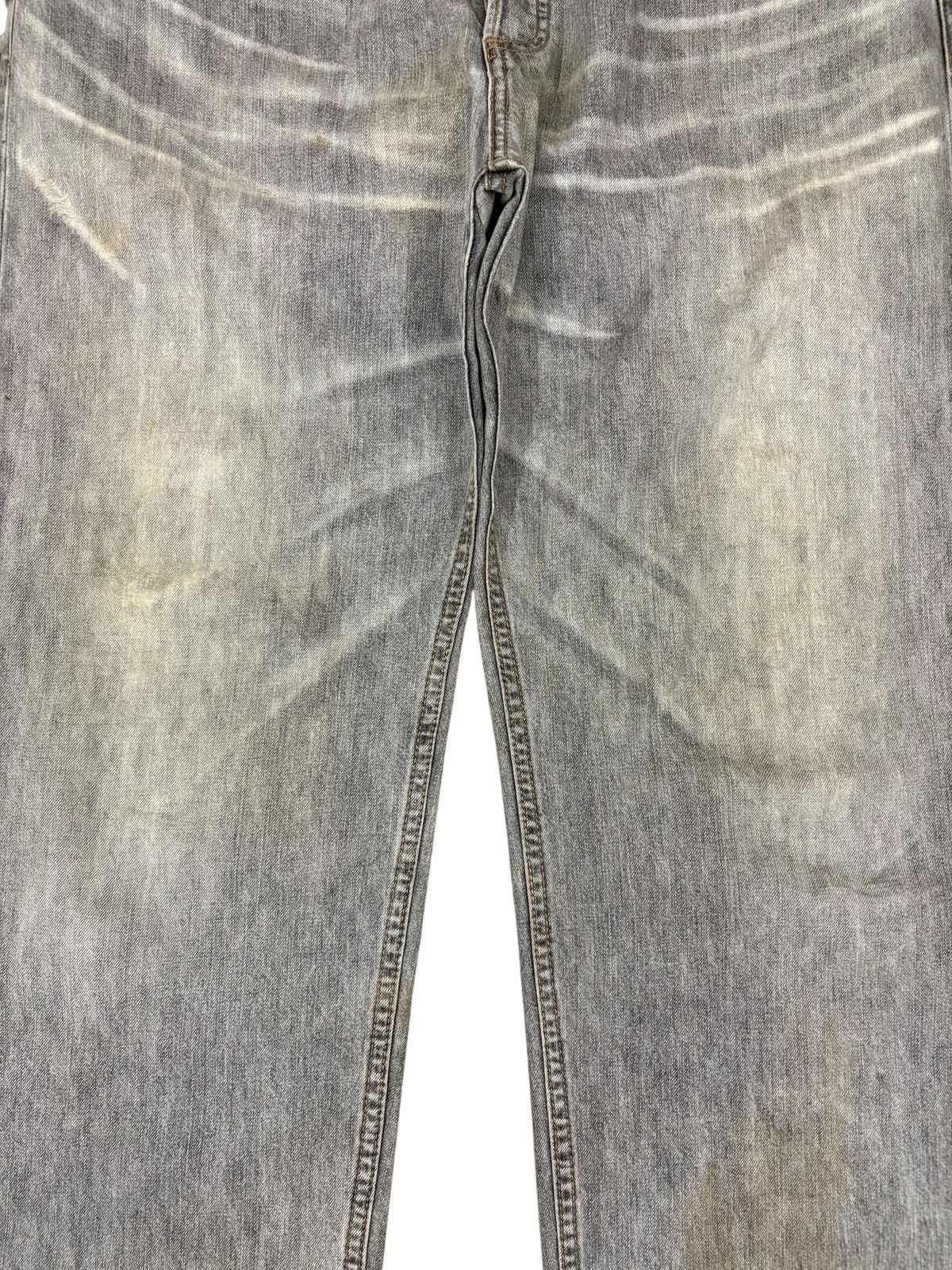 Japanese Brand Vintage Japanese Deluxe Charcoal Wash Baggy Jeans Size US 37 - 4 Thumbnail