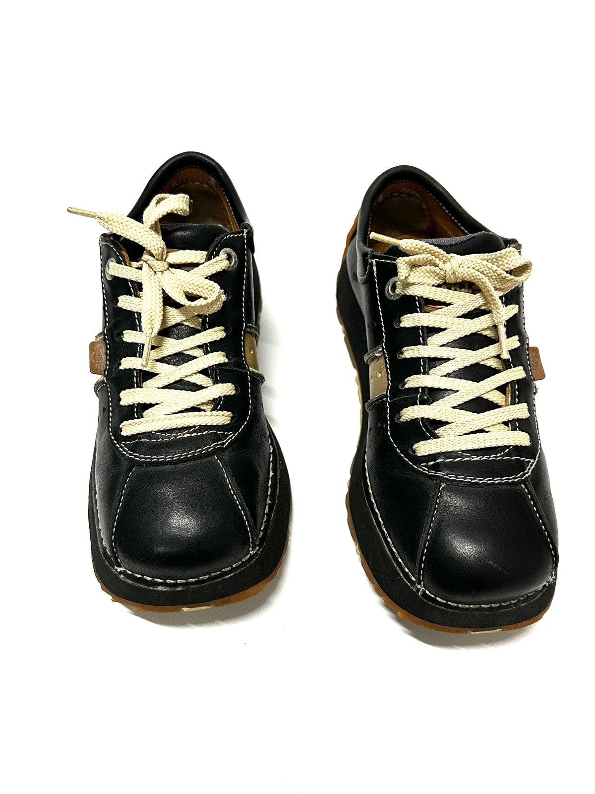 Japanese Brand The Art Company Platfrom Rave Chunky Leather Boots Sneakers Size US 7 / EU 40 - 3 Thumbnail