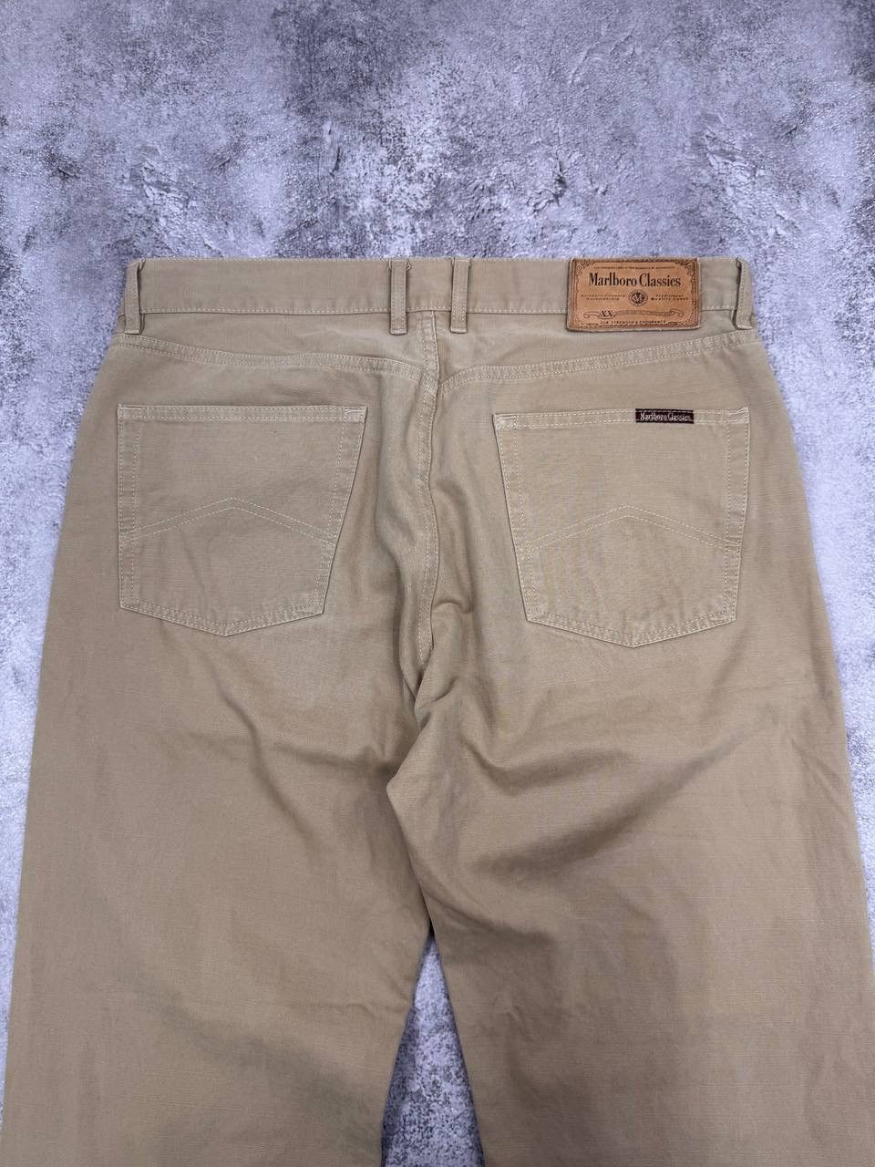 Marlboro Classics Marlboro Classics Men Pants Beige Straight Size W34 Size US 34 / EU 50 - 2 Thumbnail