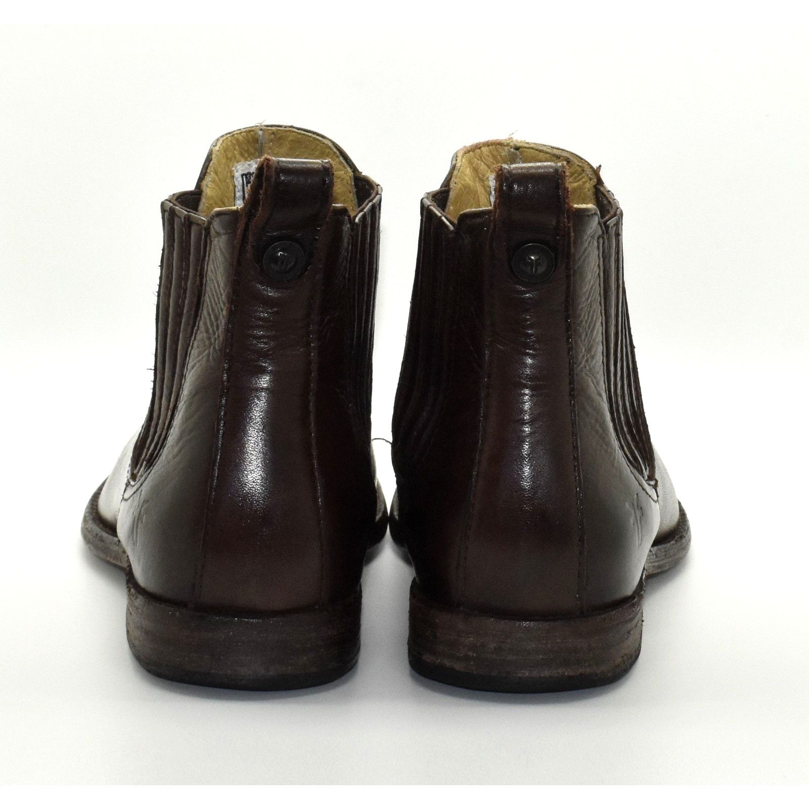 Frye FRYE Phillip Brown Leather Pleated Chelsea Ankle Boots 9.5B Size US 9.5 / IT 39.5 - 5 Thumbnail