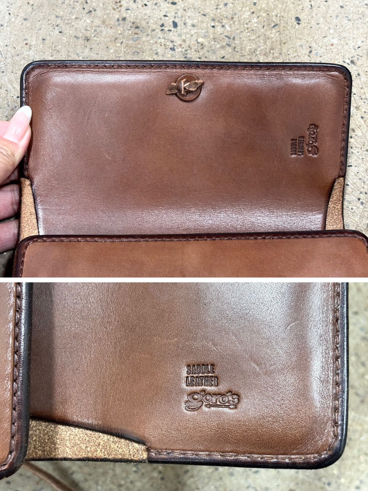 Goro's Goro's Gorrows Leather Wallet Size ONE SIZE - 6 Thumbnail