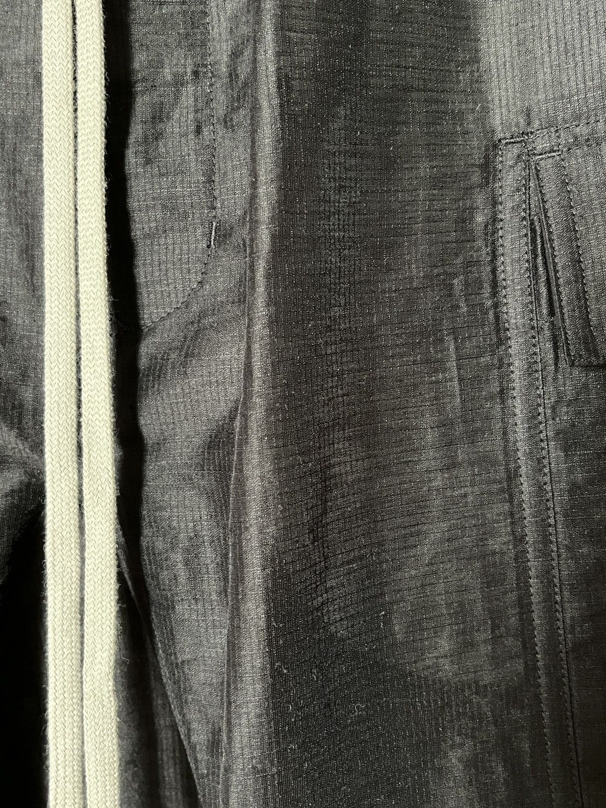 Rick Owens SS23 EDFU Slightly Shiny✨ Linen Cargo Pants Size US 34 / EU 50 - 3 Thumbnail