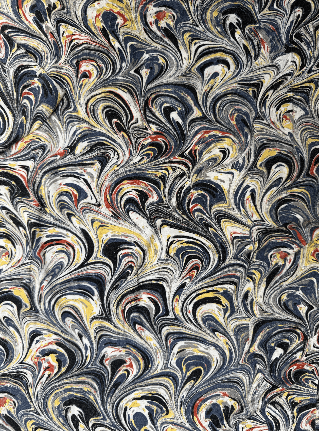 Dries Van Noten Dries Van Noten turtleneck multi-color marble print Size US L / EU 52-54 / 3 - 5 Thumbnail
