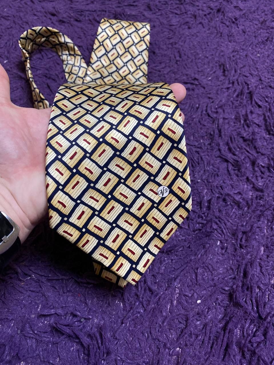 Versace Versace Vintage Versace Silk Tie Size ONE SIZE - 12 Thumbnail
