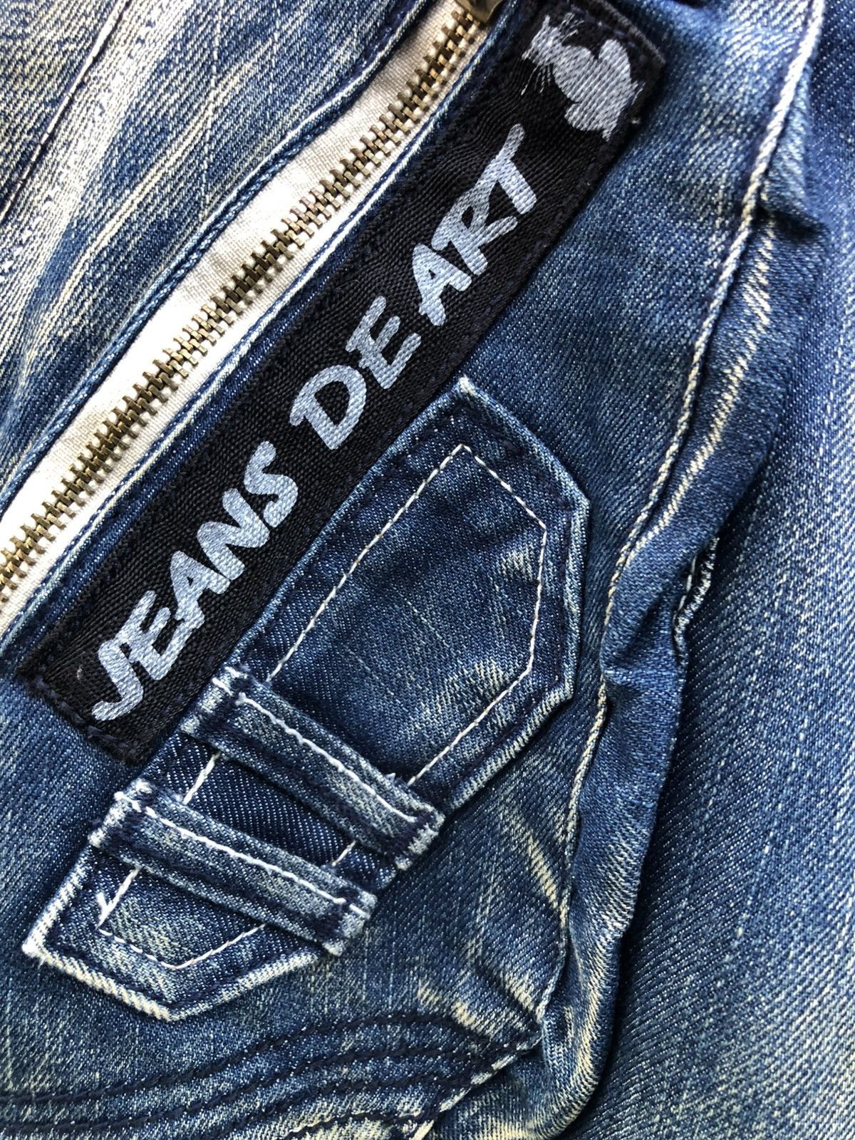 Japanese Brand D’Art Tactical Bondage Washed Jeans Size US 31 - 13 Thumbnail