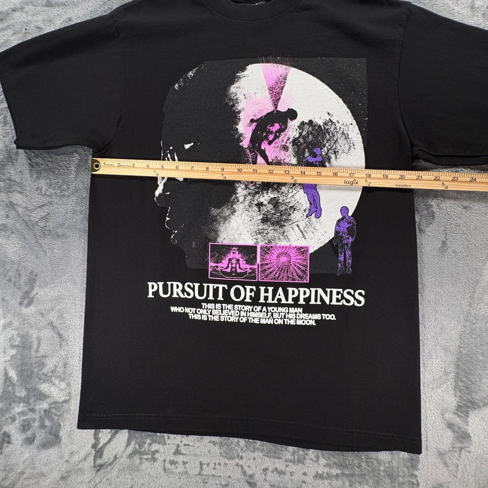 Other Kid Cudi Pursuit Of Happiness Heavy T Shirt Men L Man On T Size US L / EU 52-54 / 3 - 7 Thumbnail