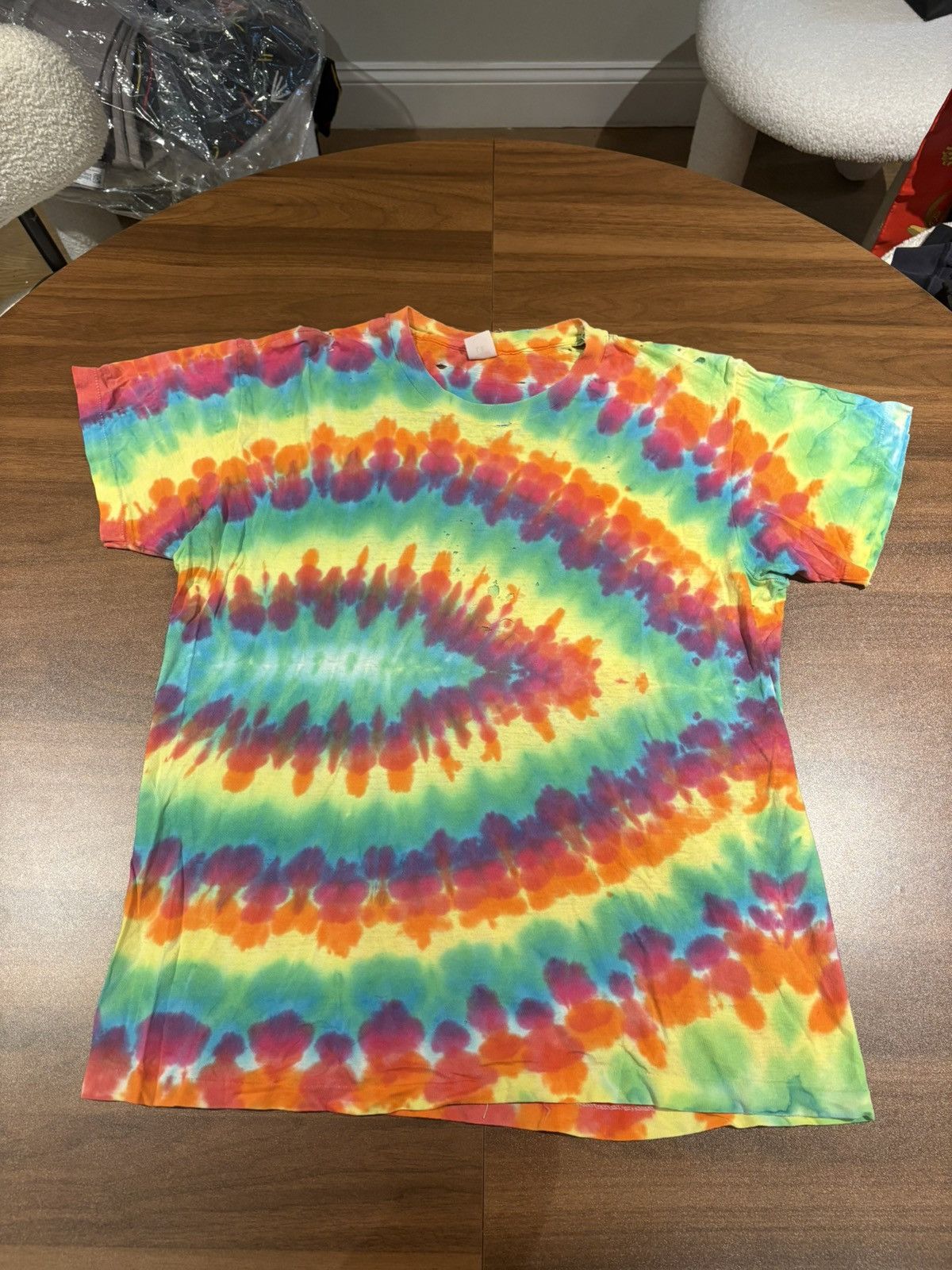 Vintage Vintage 1980s distressed tye dye t shirt Size US M / EU 48-50 / 2 - 1 Thumbnail