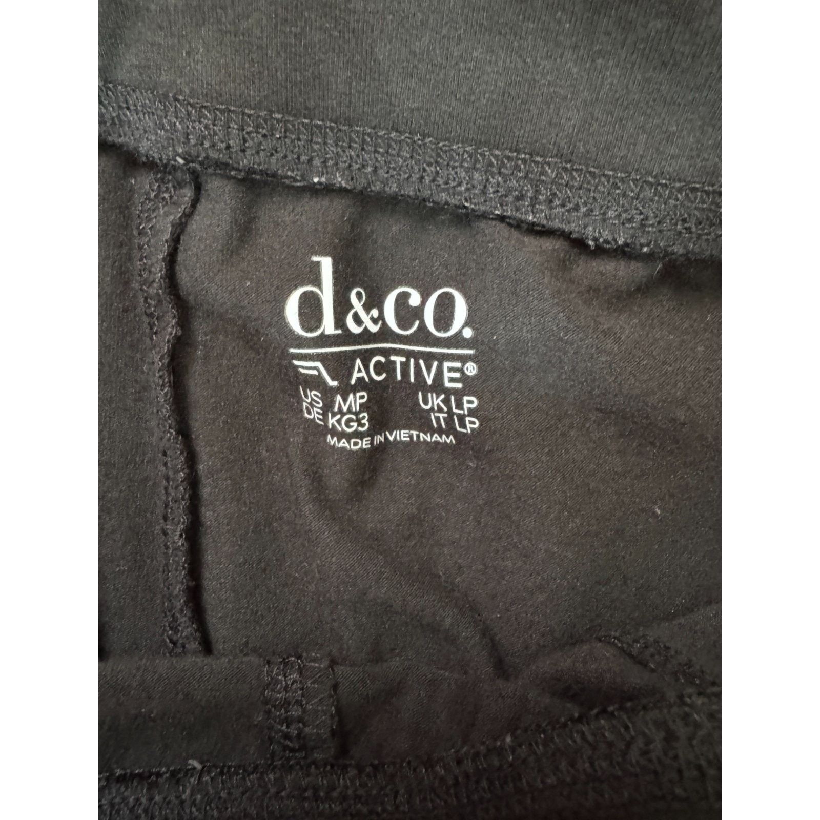 Denim & Co. Denim & Co Stretch Slim Leg Pants Black Medium Petite Size 27" / US 4 / IT 40 - 8 Thumbnail