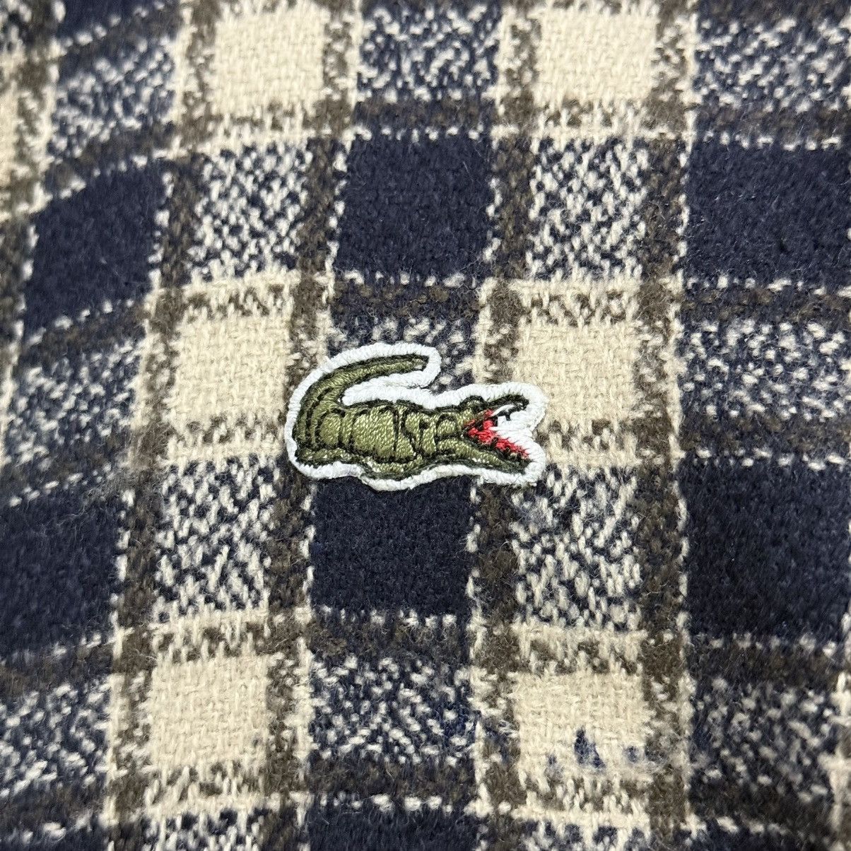 Lacoste Vintage Lacoste Chemise Wool Bomber Jacket Plaid Size US XL / EU 56 / 4 - 7 Thumbnail