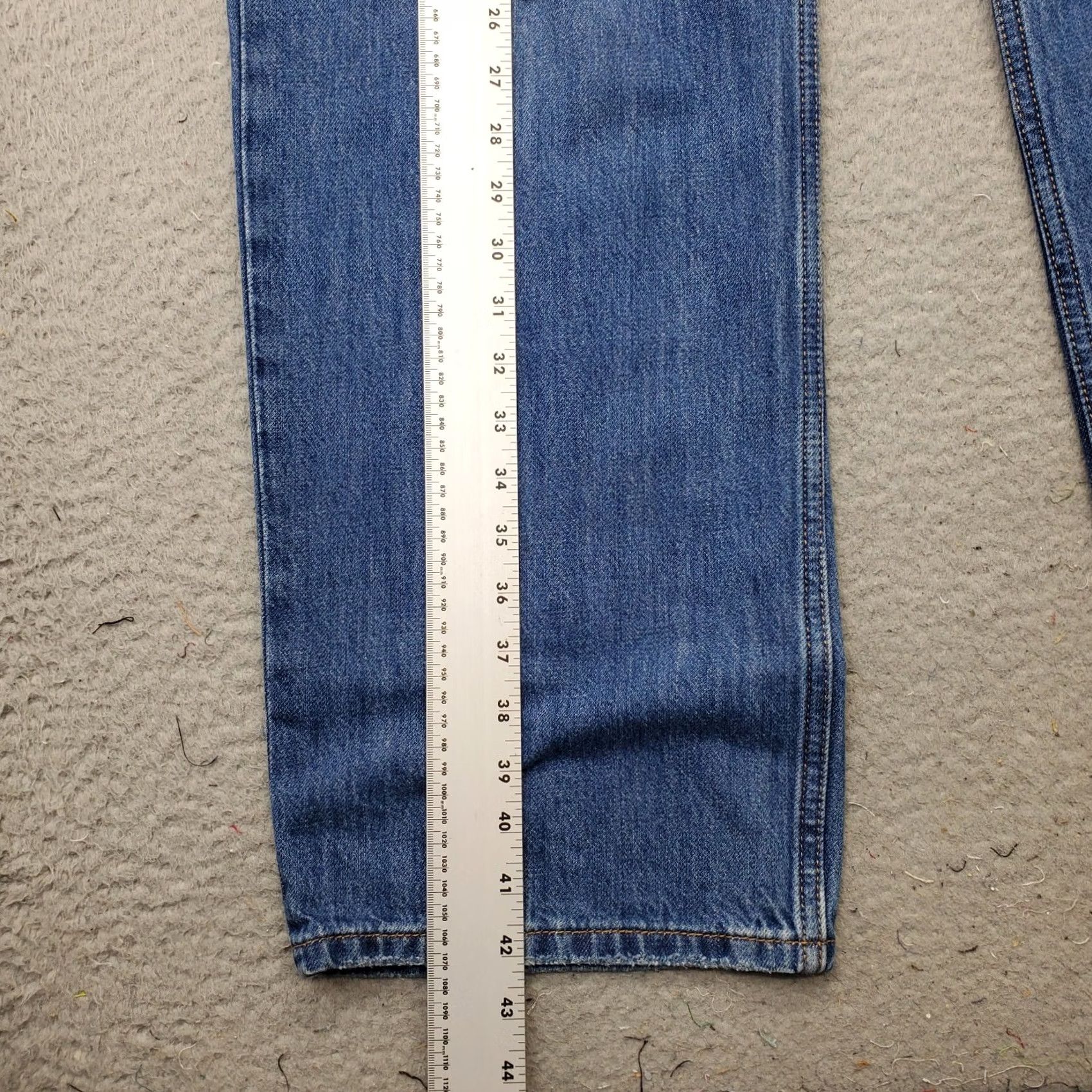 Levi's Levi'S 501 Jeans Women Medium Blue Denim Classic Straight Size 24" / US 00 / IT 34 - 3 Thumbnail