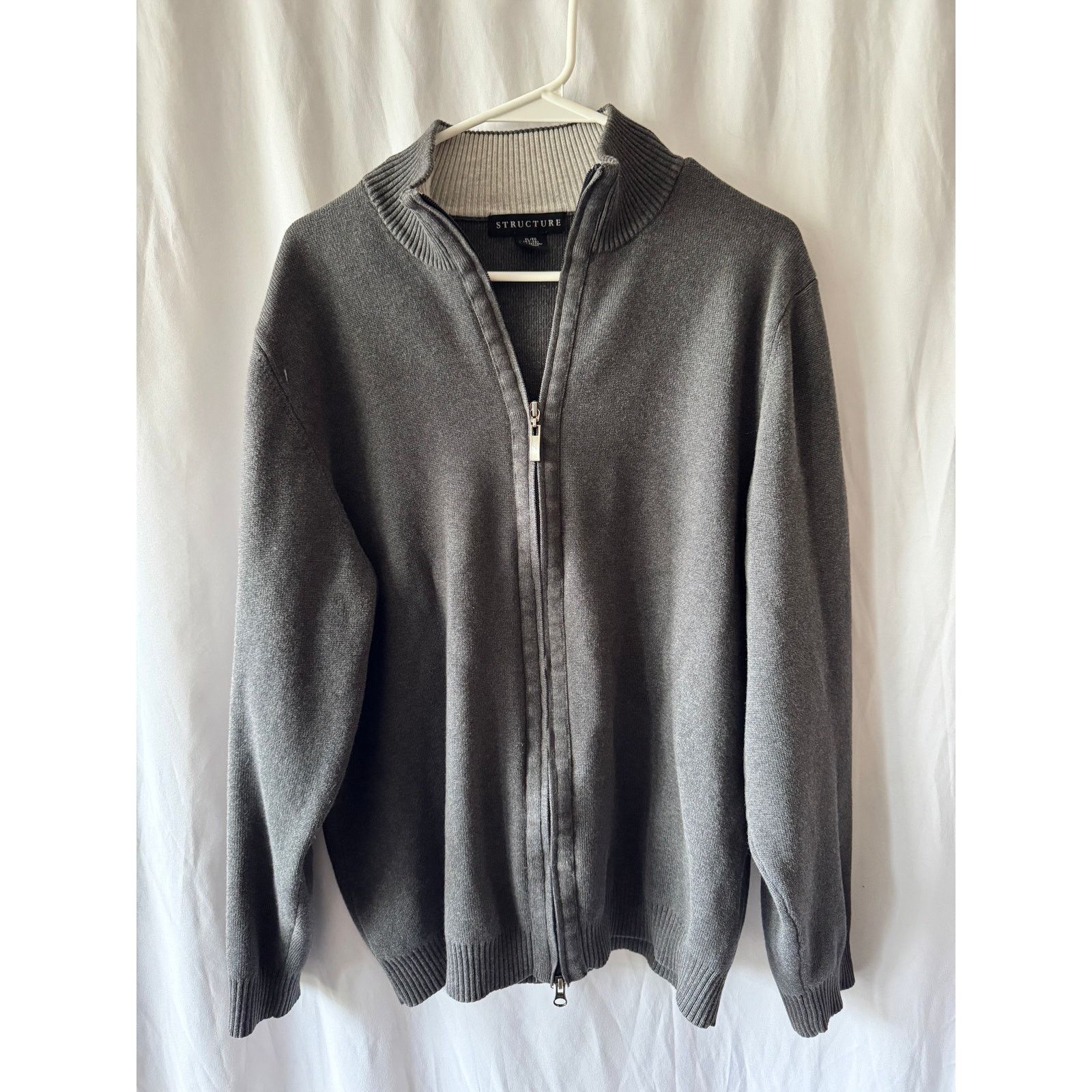 Structure Structure Full Zip Mock Neck Sweater Jacket, Size XL Size US XL / EU 56 / 4 - 1 Thumbnail