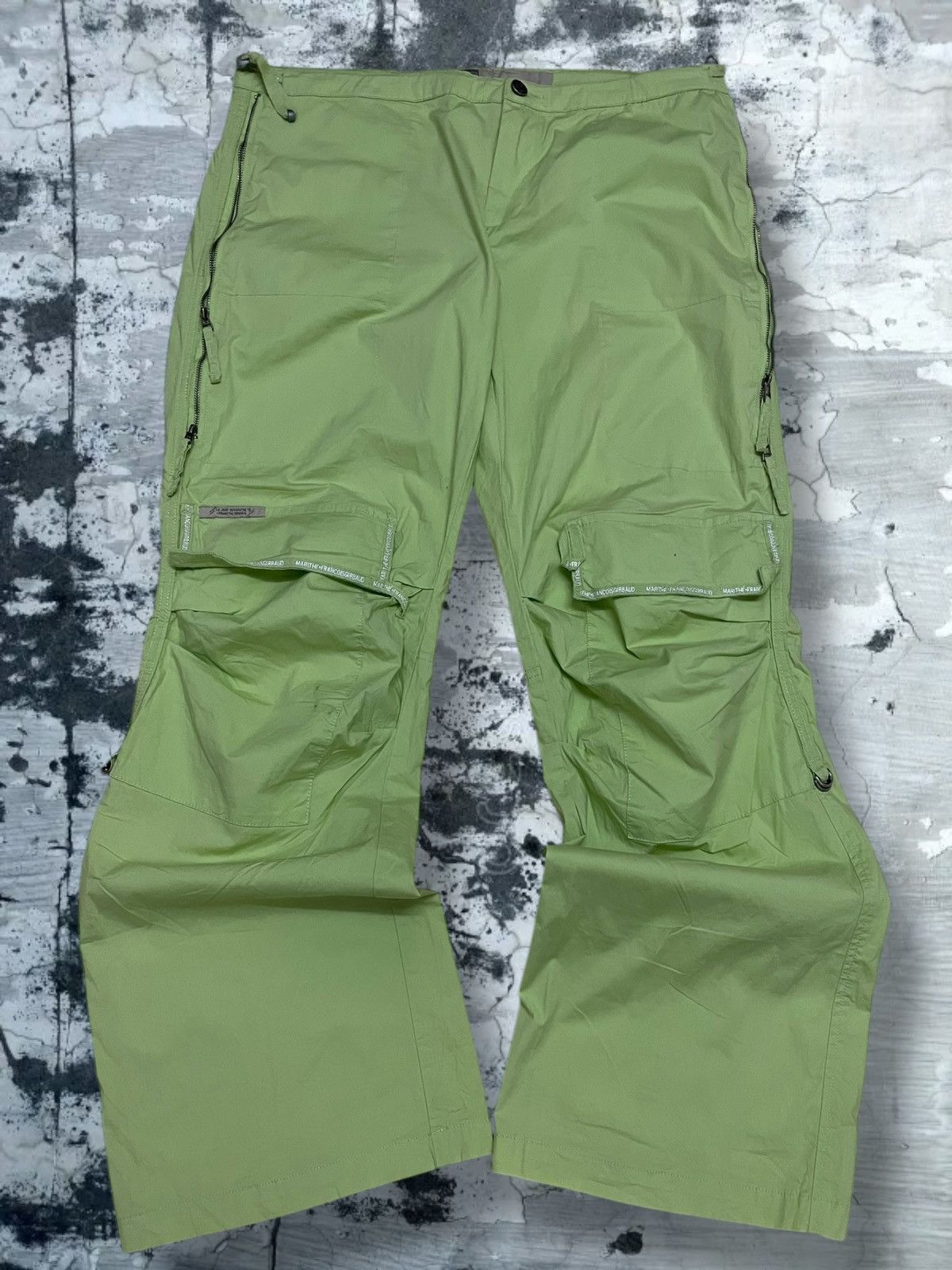 Marithe + Francois Girbaud Vintage Og 1990s Marithe Francois Girbaud Tactical Neon Pant Size US 33 - 1 Thumbnail