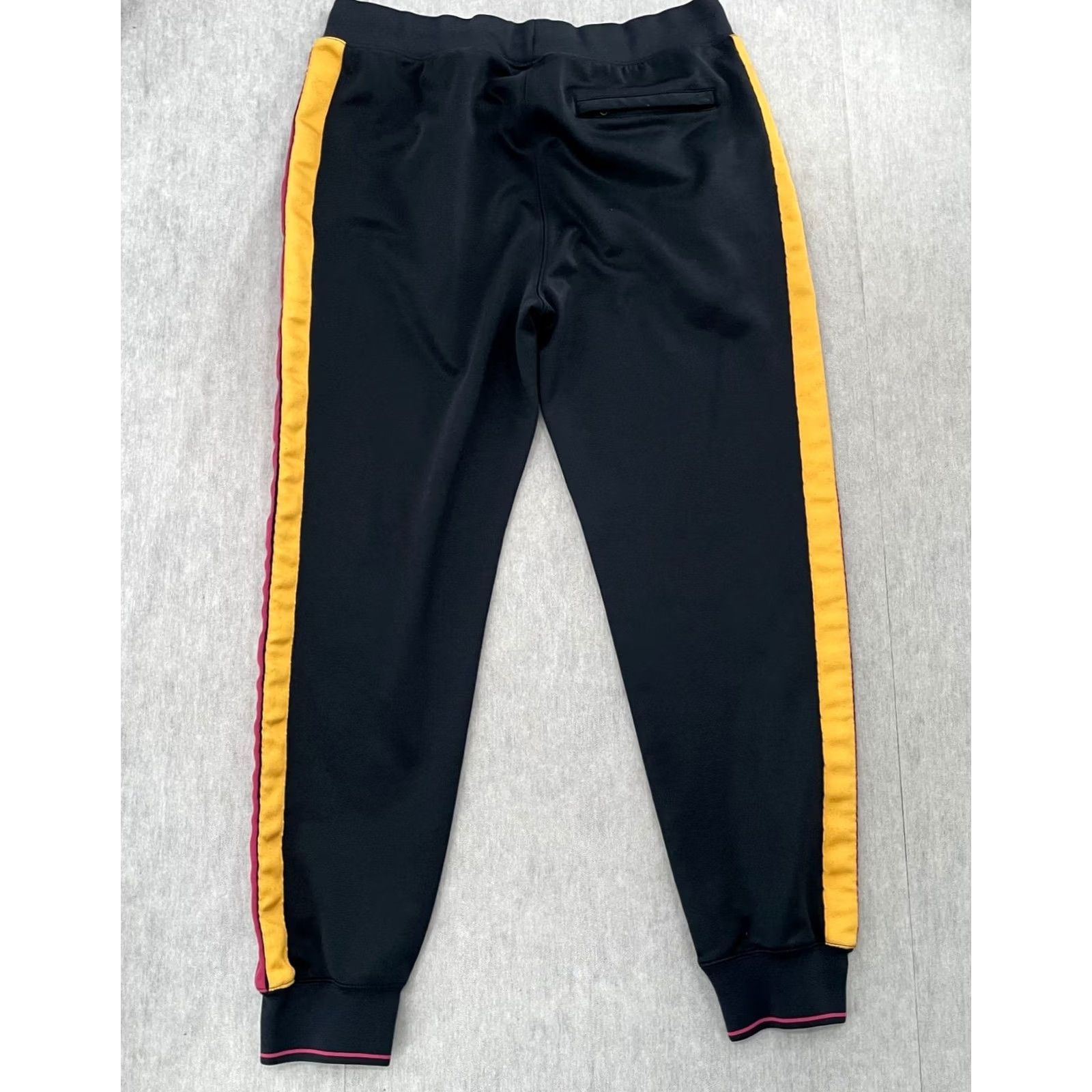 Psycho Bunny Psycho Bunny Pants Adult Large Black Side Stripe Jogger Sweatpants Logo Mens L Size US 33 - 2 Thumbnail